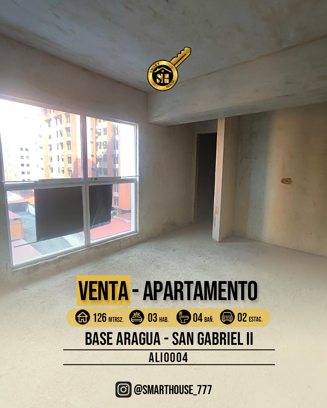 APARTAMENTO VENTA BASE ARAGUA  - SAN GABRIEL II