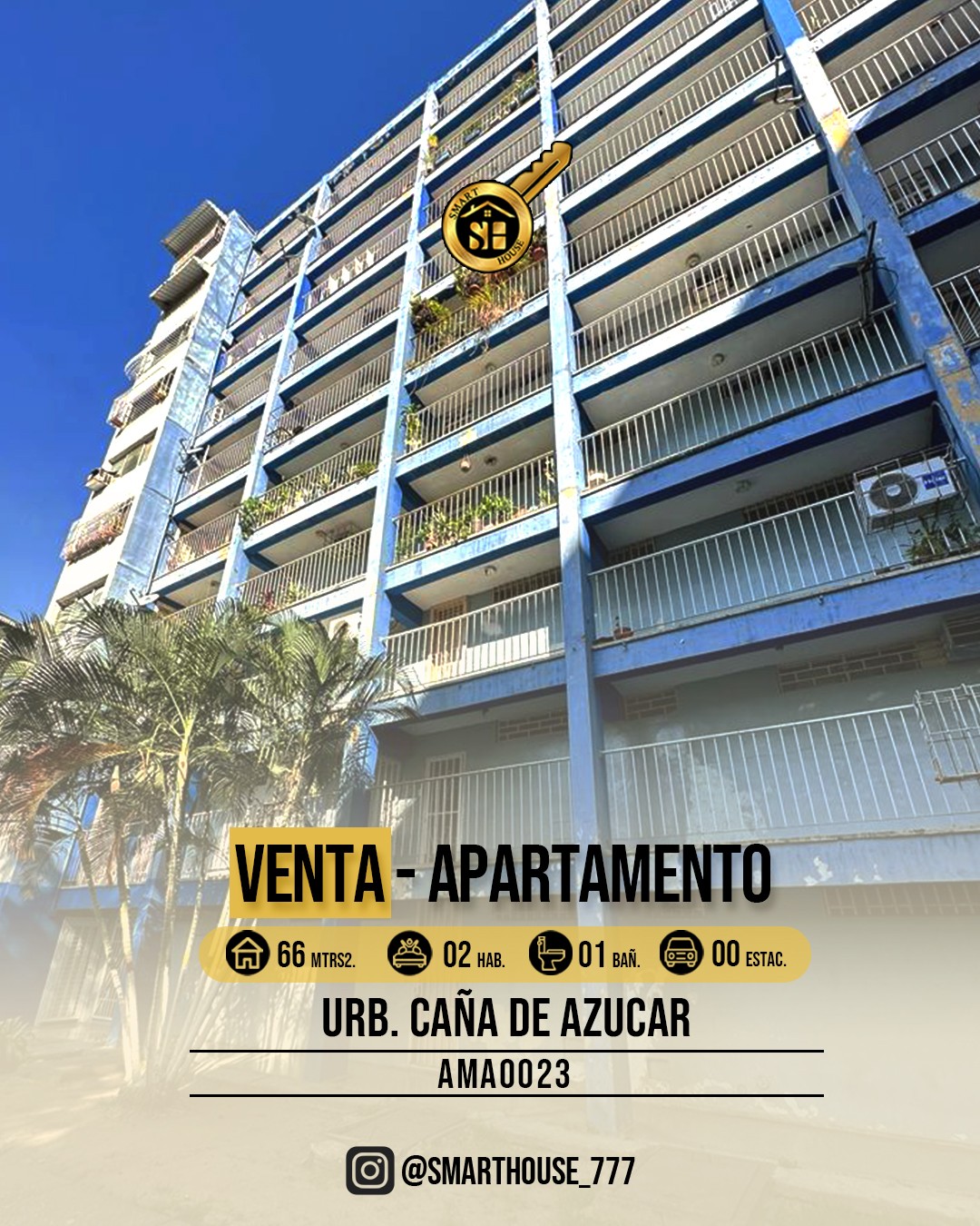 APARTAMENTO VENTA CAÑA DE AZUCAR SECTOR 06