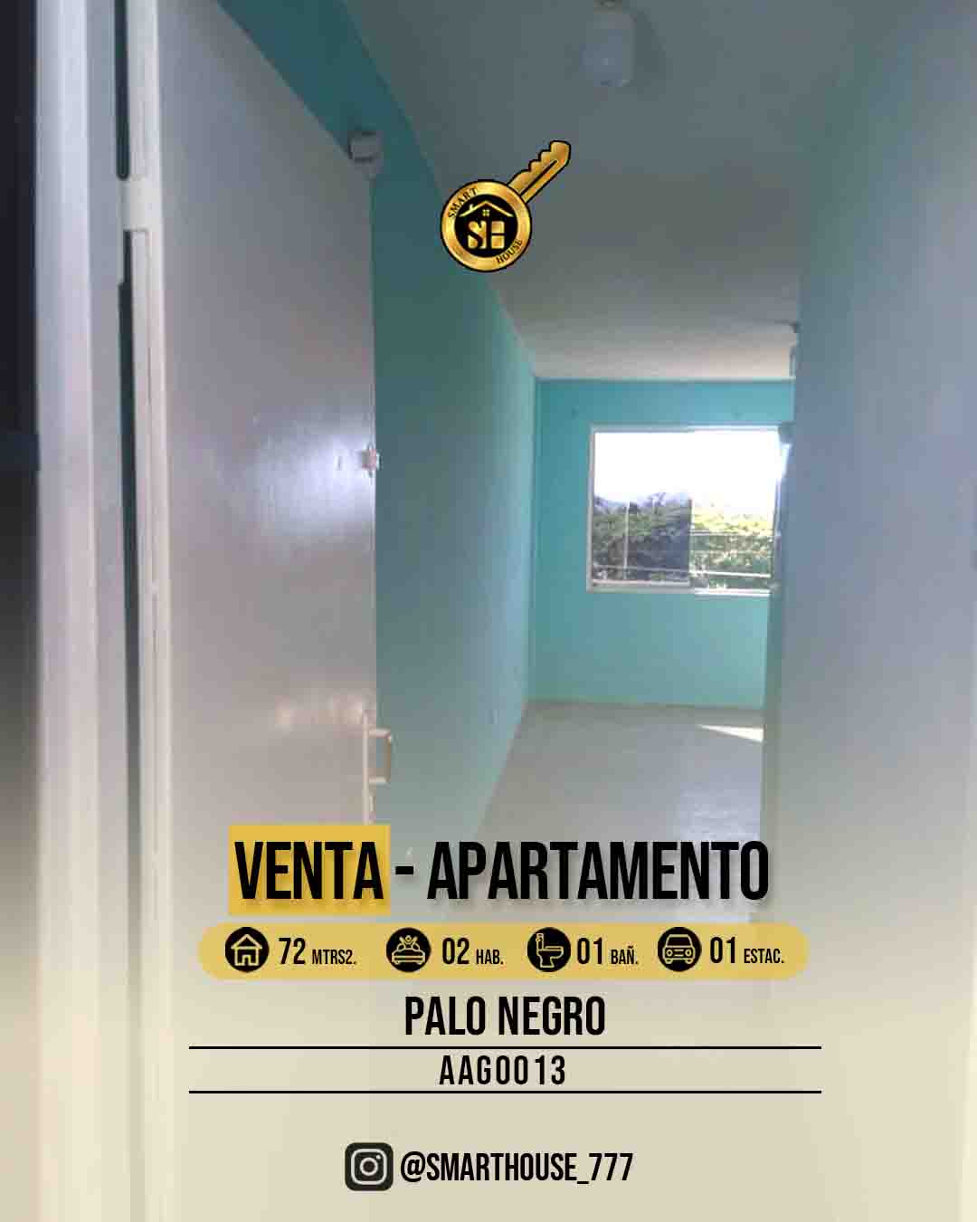 APARTAMENTO VENTA PALO NEGRO 