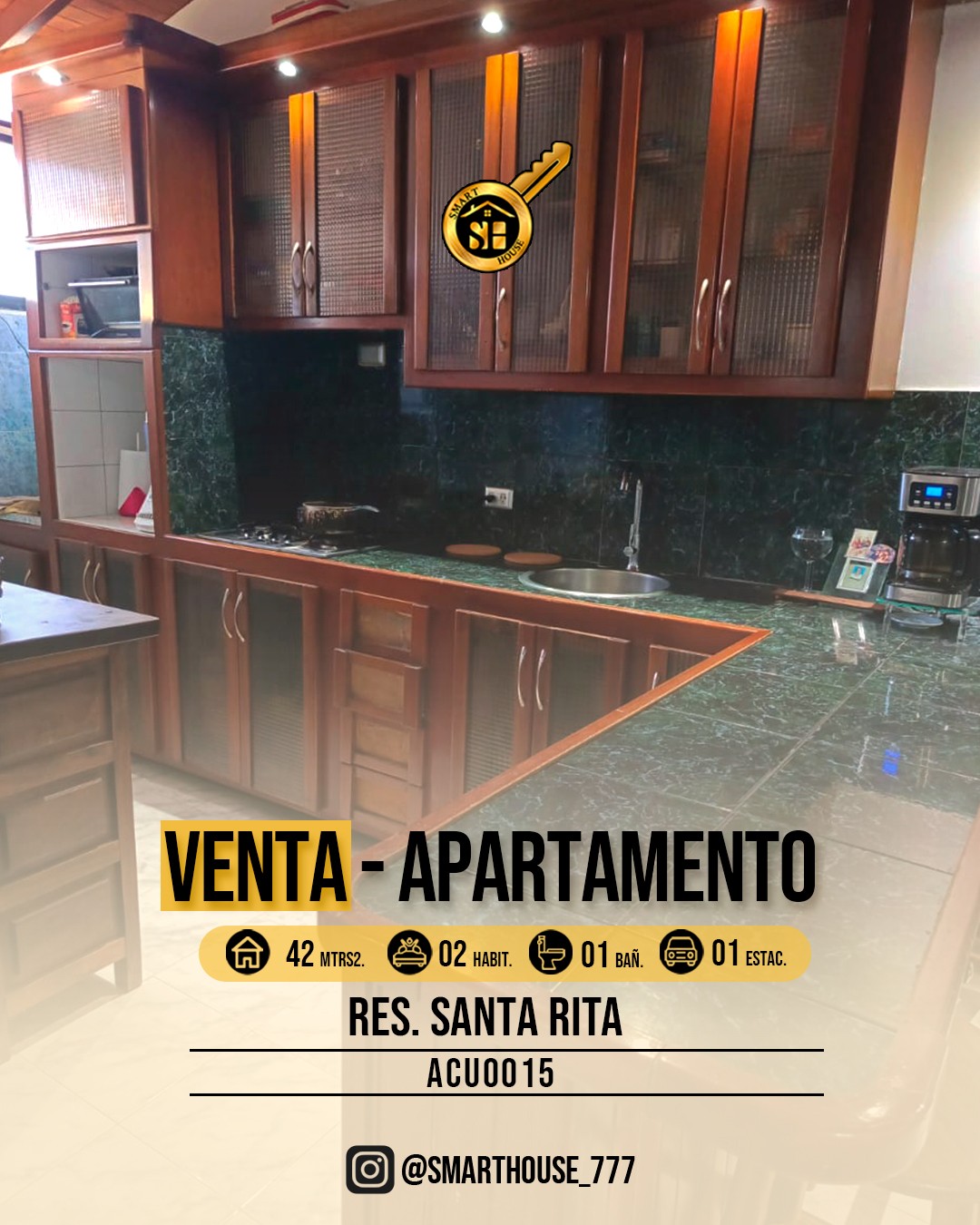 APARTAMENTO VENTA  RES. SANTA RITA