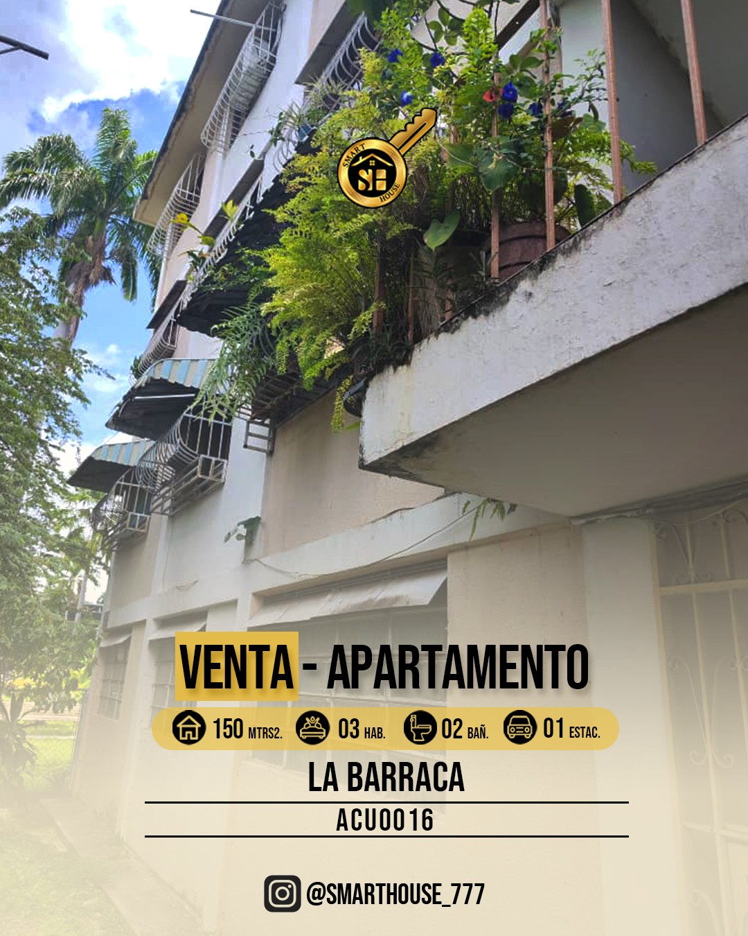 APARTAMENTO VENTA LA BARRACA  AV. 99