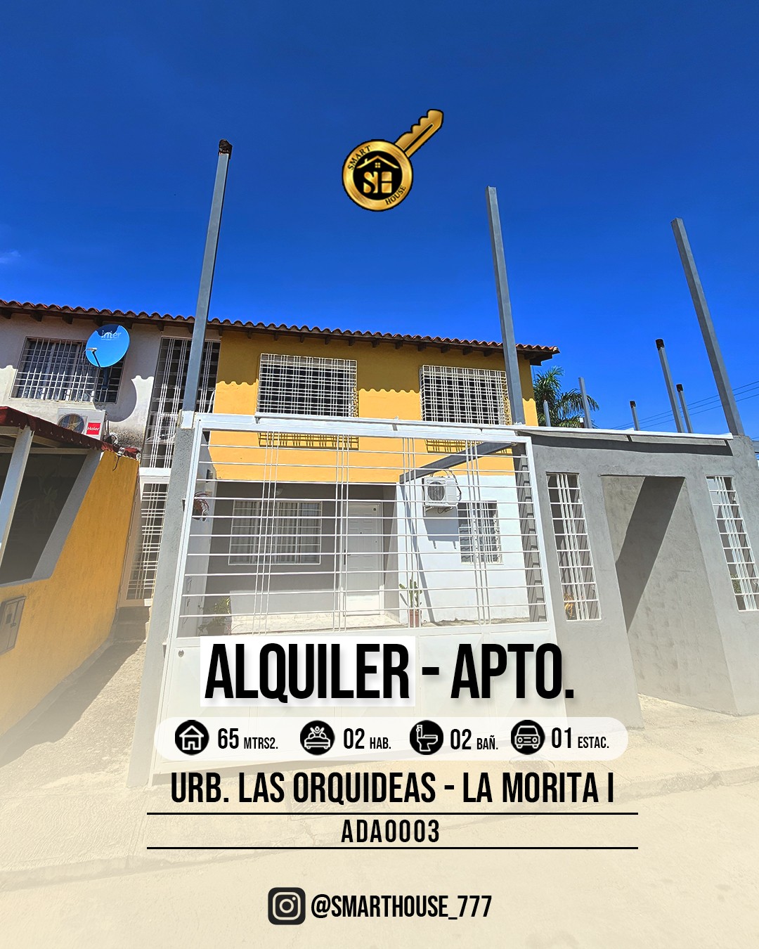 APARTAMENTO ALQUILER URB. LAS ORQUIDEAS - LA MORITA I