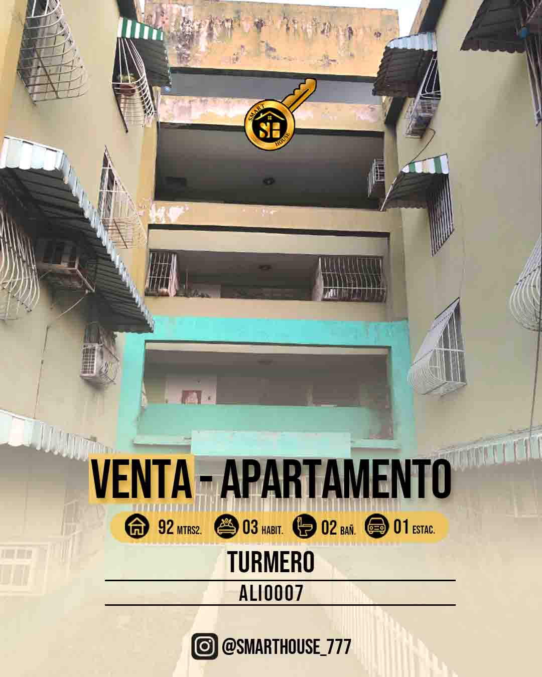 APARTAMENTO VENTA TURMERO 