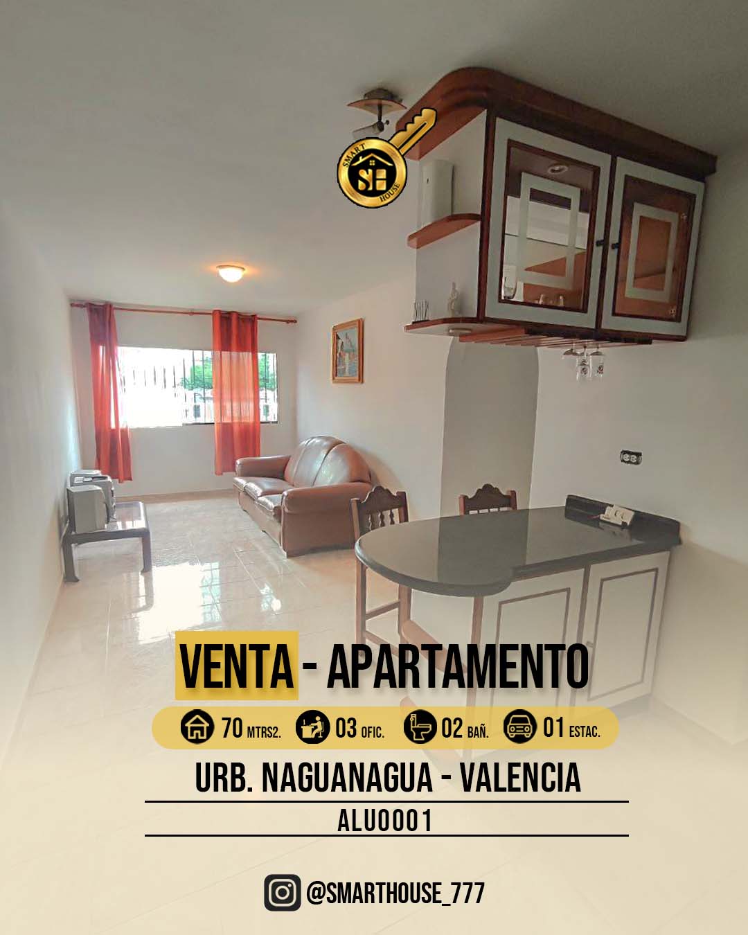 APARTAMENTO VENTA NAGUANAGUA - VALENCIA