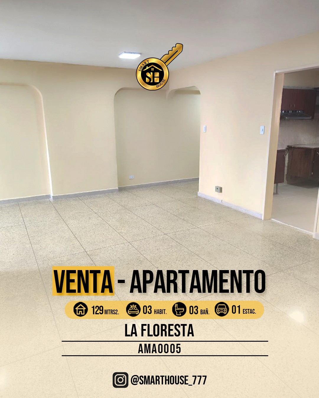 APARTAMENTO VENTA LA FLORESTA