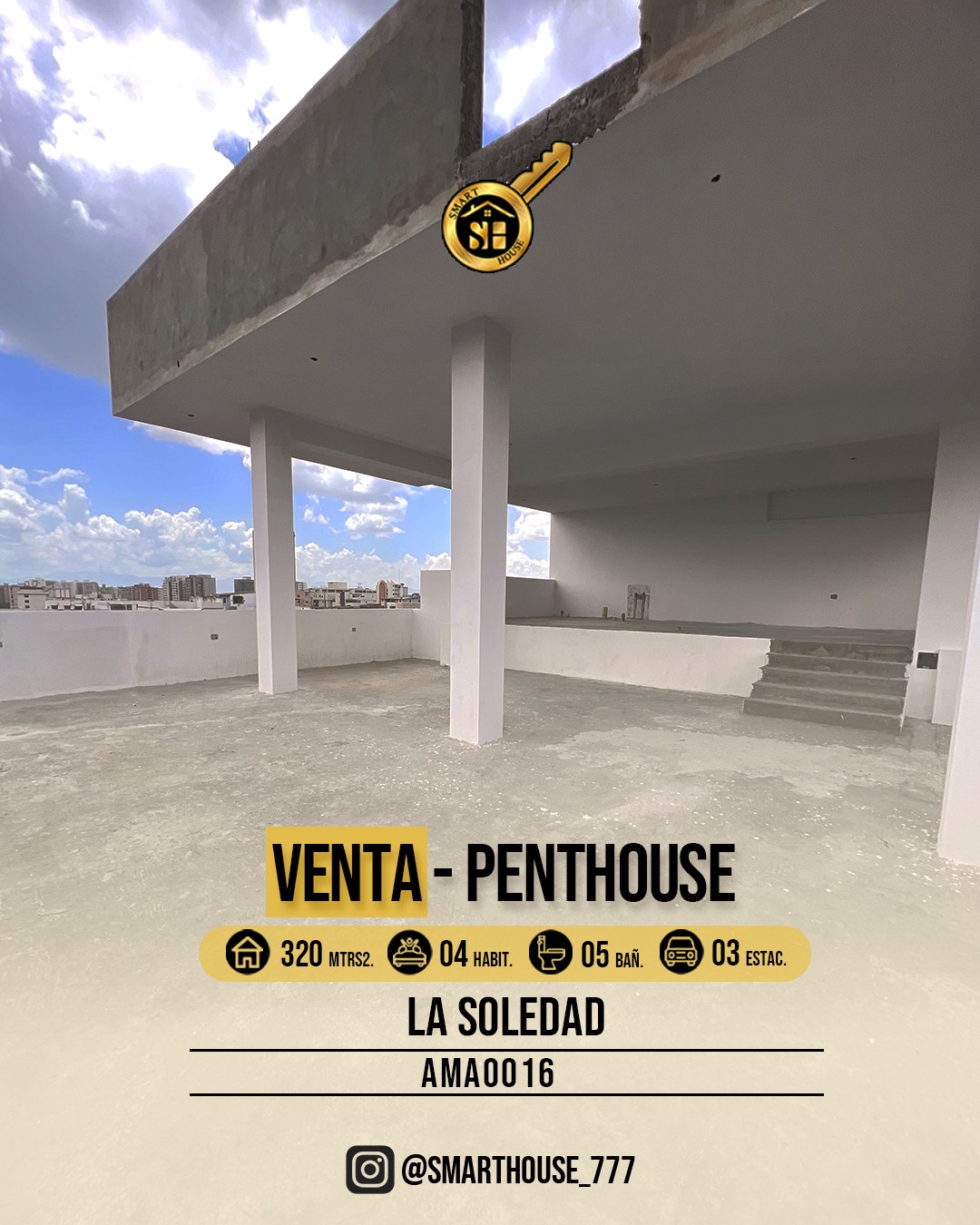 VENTA DE PENTHOUSE EN LA SOLEDAD