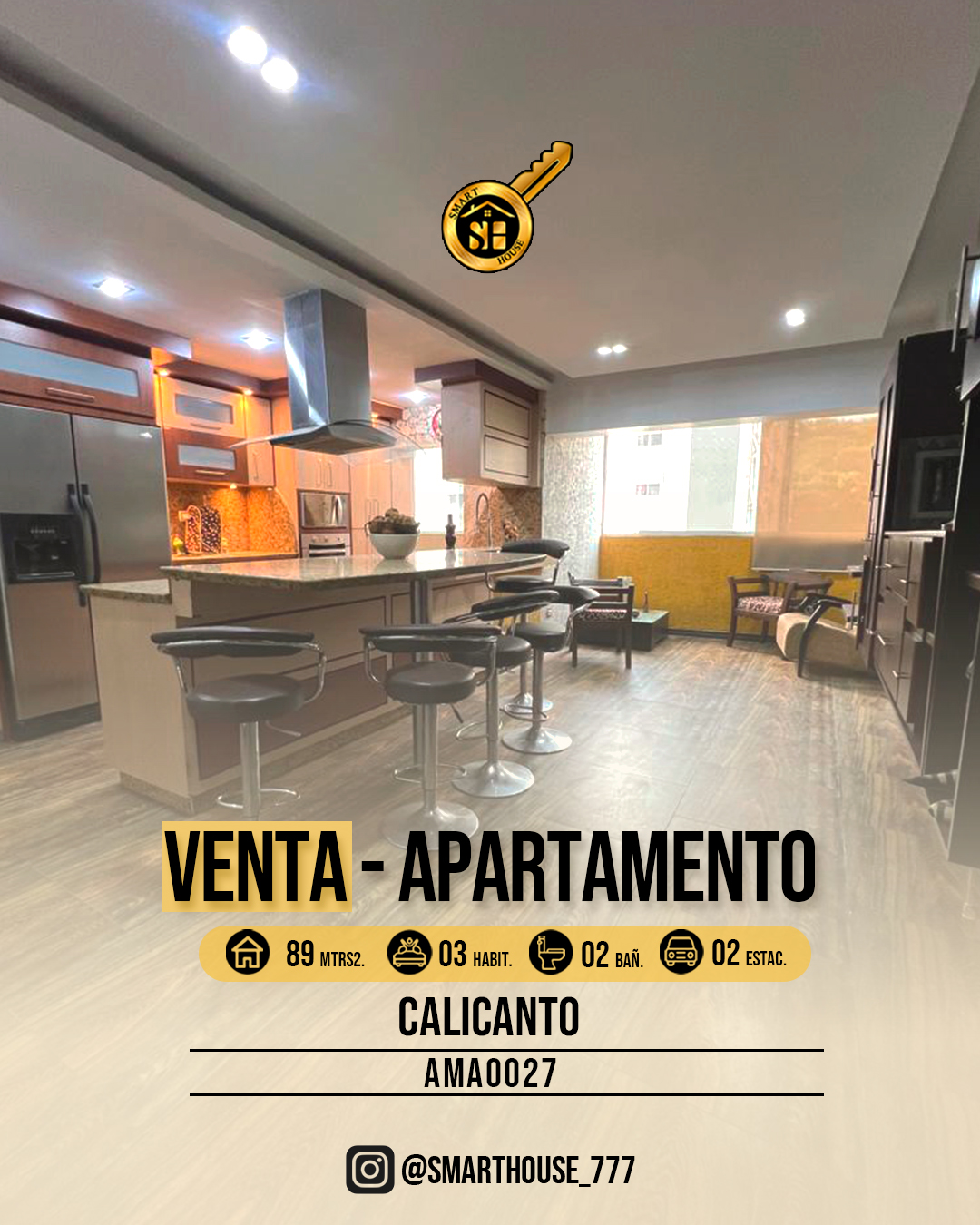 APARTAMENTO VENTA CALICANTO