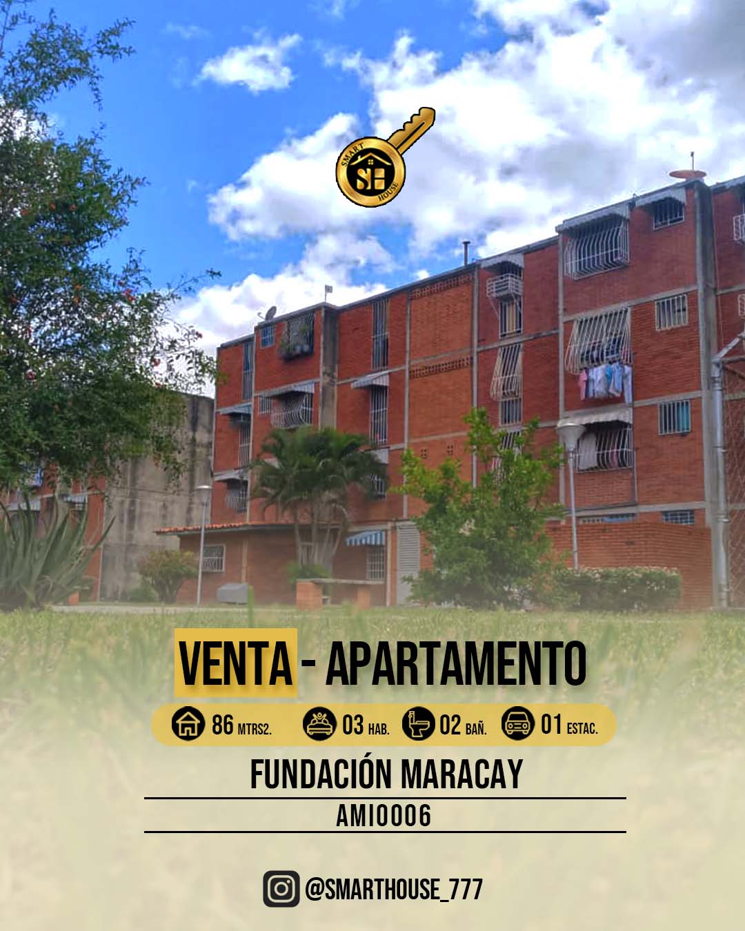 APARTAMENTO VENTA FUNDACIÓN MARACAY