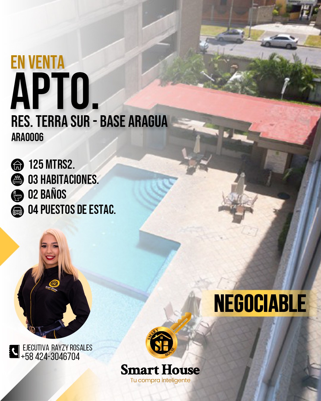 APARTAMENTO VENTA RES.TERRA SUR BASE ARAGUA 