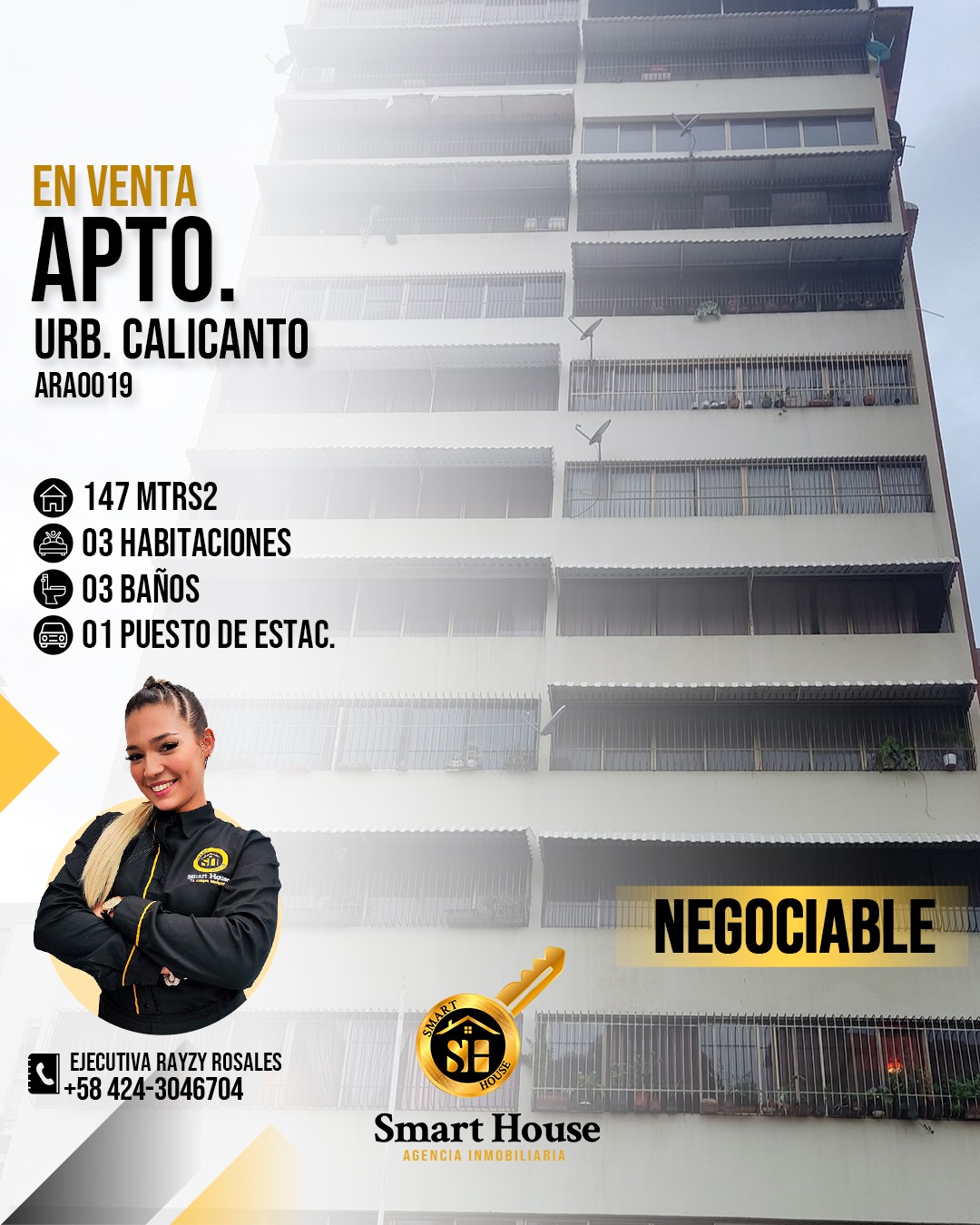 APARTAMENTO VENTA CALICANTO