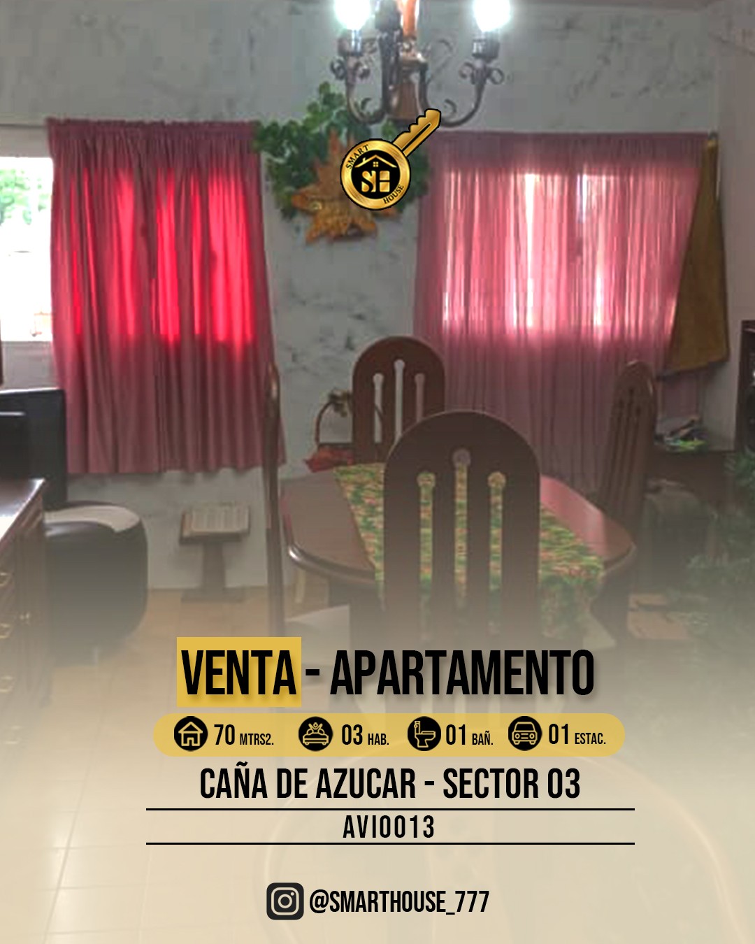 APARTAMENTO VENTA CAÑA DE AZUCAR