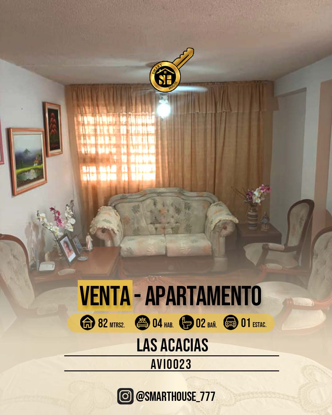 APARTAMENTO VENTA LAS ACACIAS