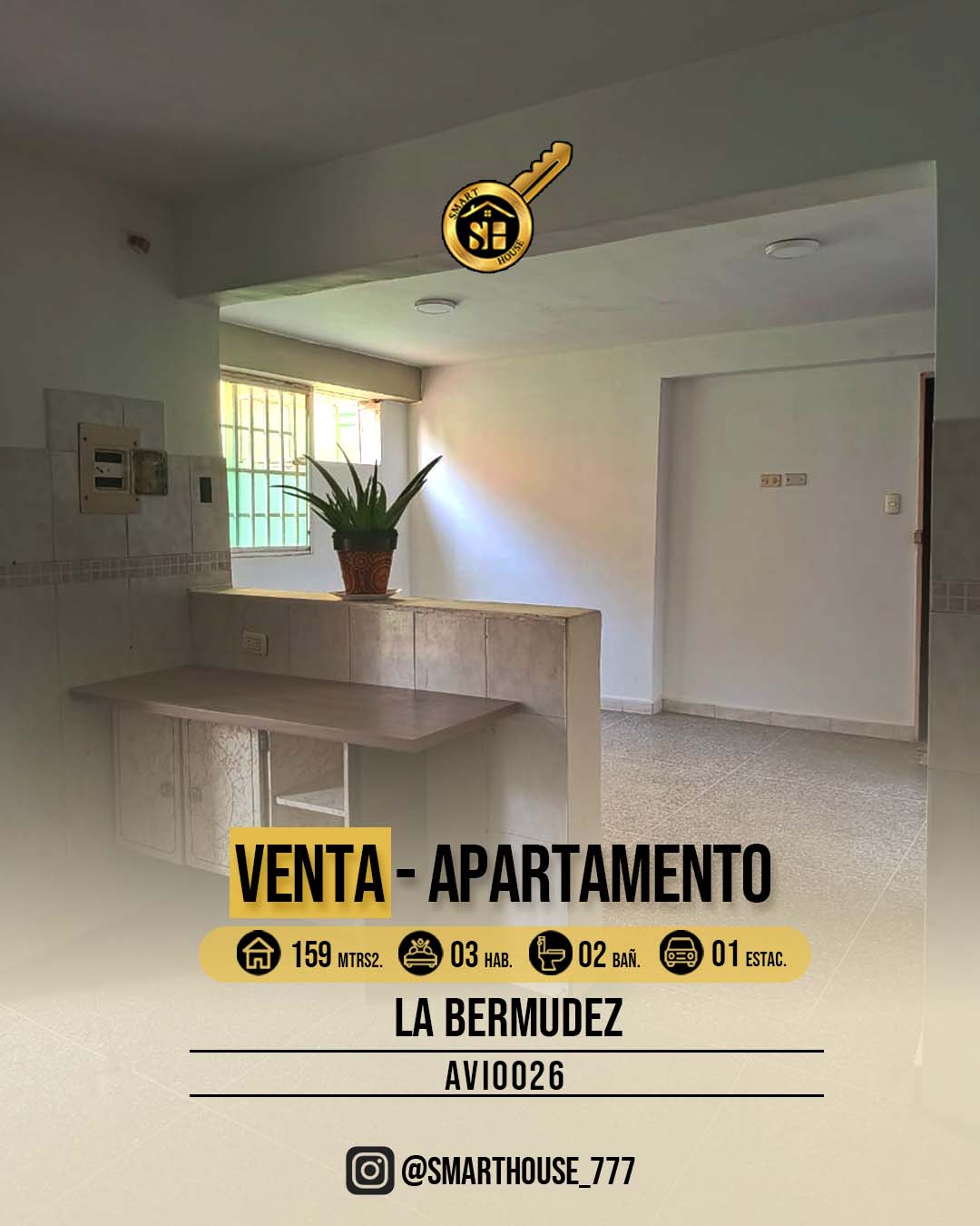 APARTAMENTO VENTA LA BERMUDEZ