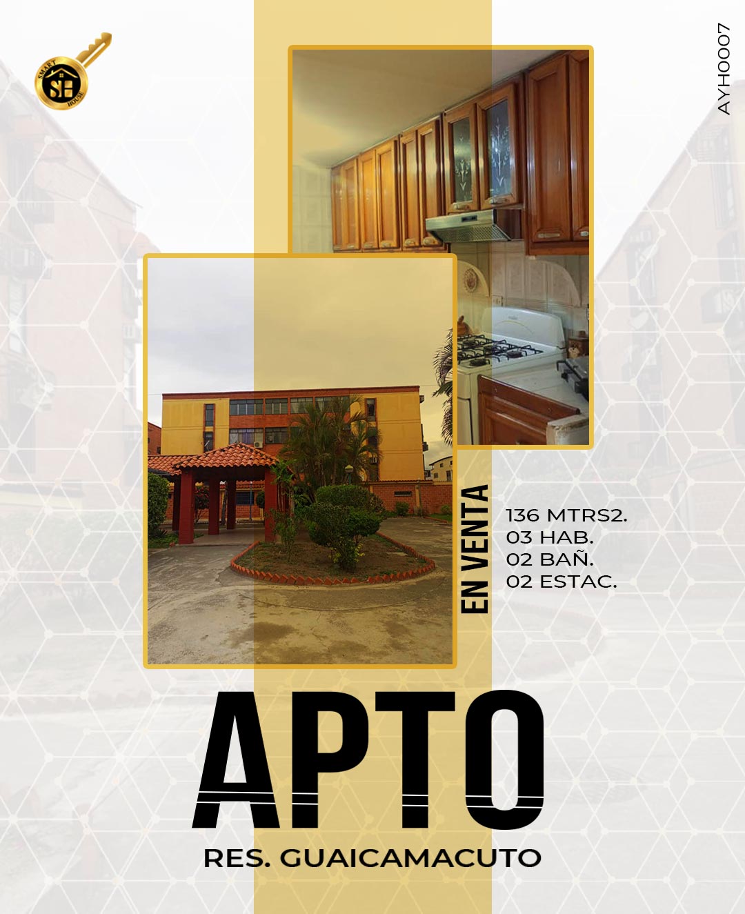 VENTA CÓMODO APARTAMENTO EN CONJUNTO RESIDENCIAL GUAICAMACUTO
