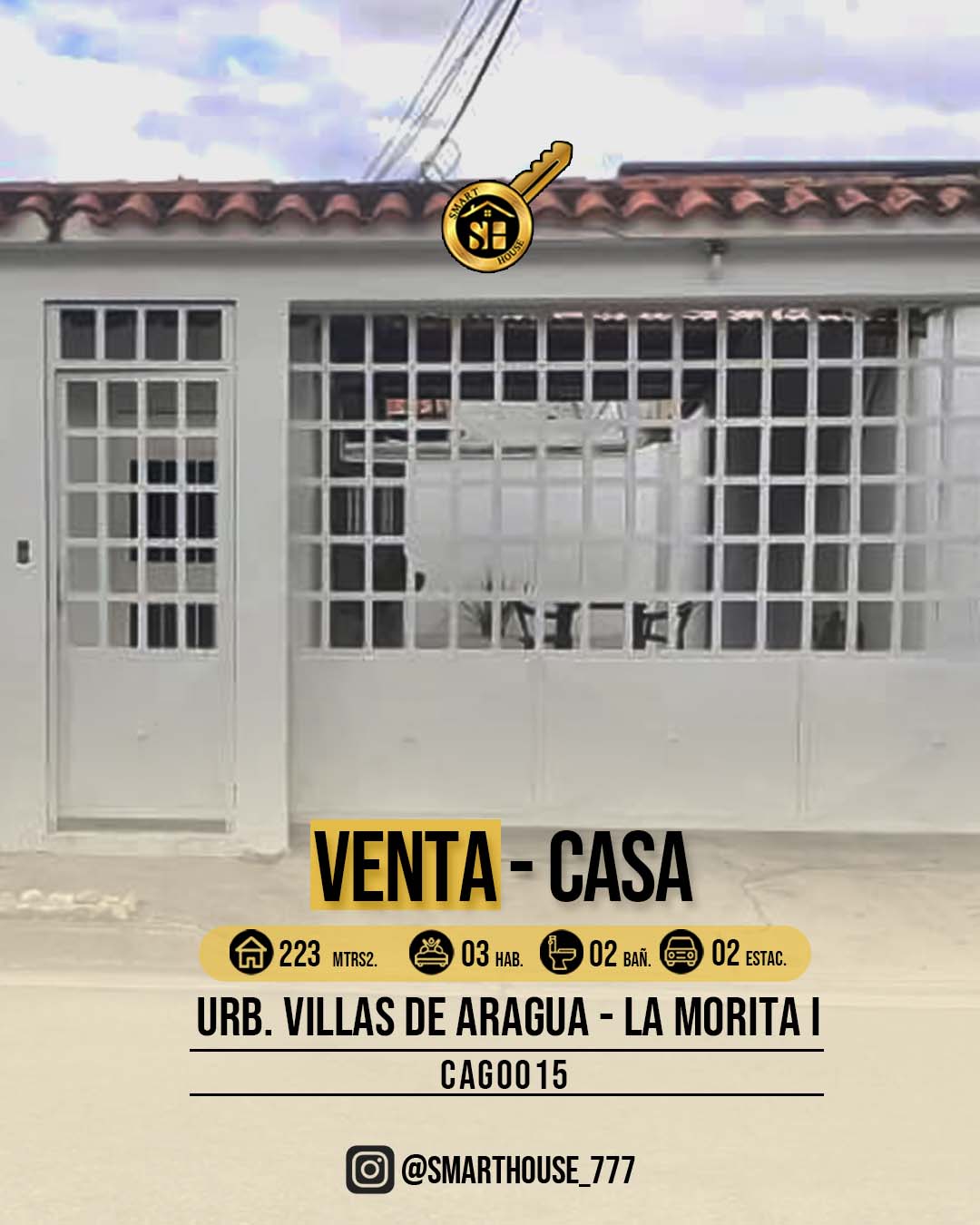 CASA VENTA VILLAS DE ARAGUA - LA MORITA I