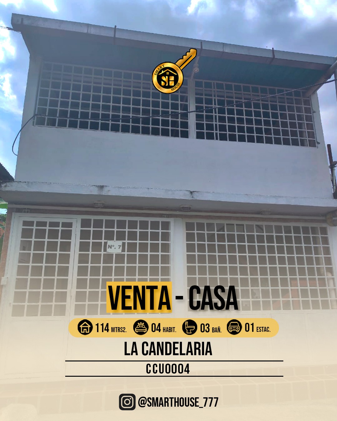 VENTA CASA LA CANDELARIA