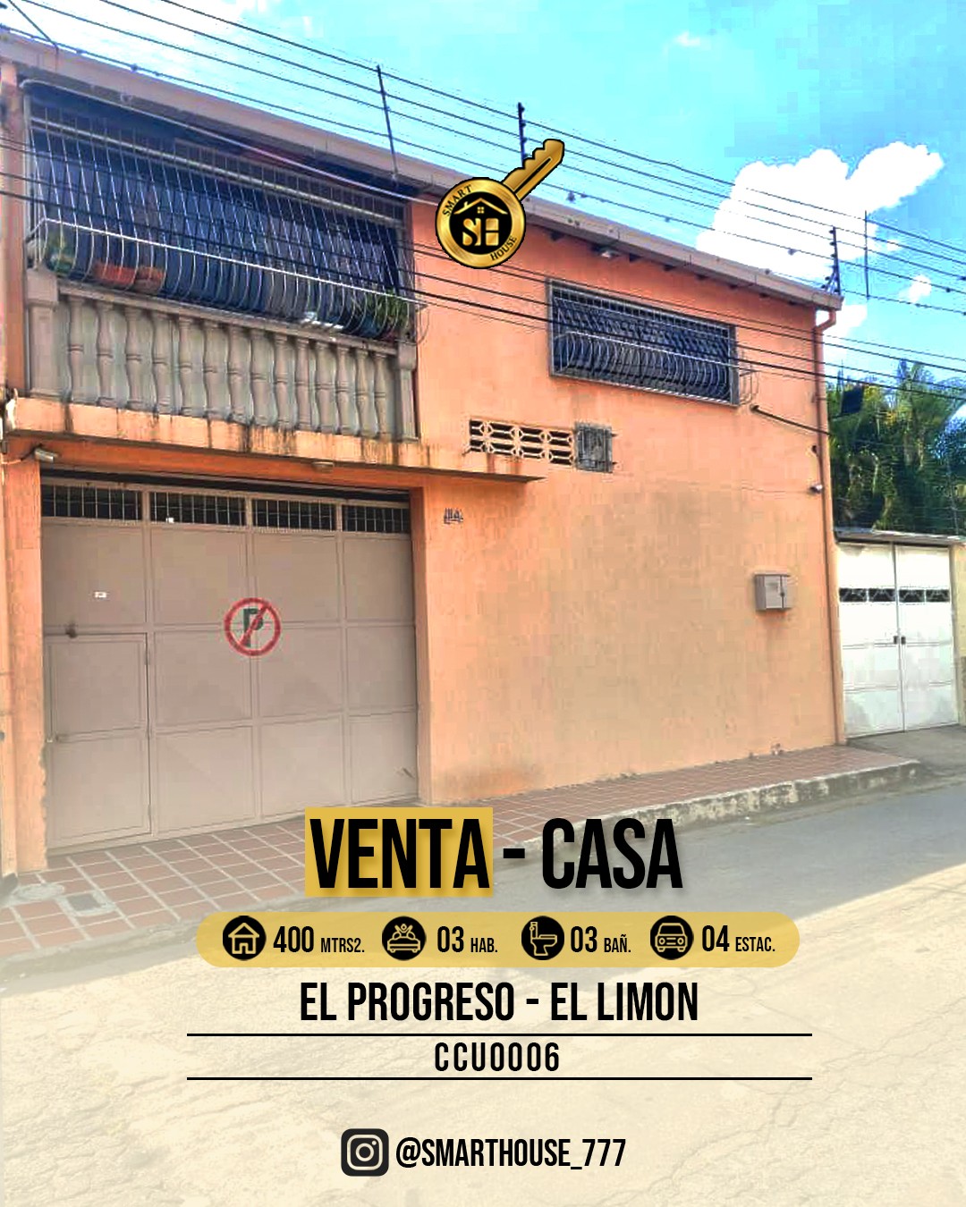 CASA VENTA SECTOR EL PROGRESO - EL LIMON