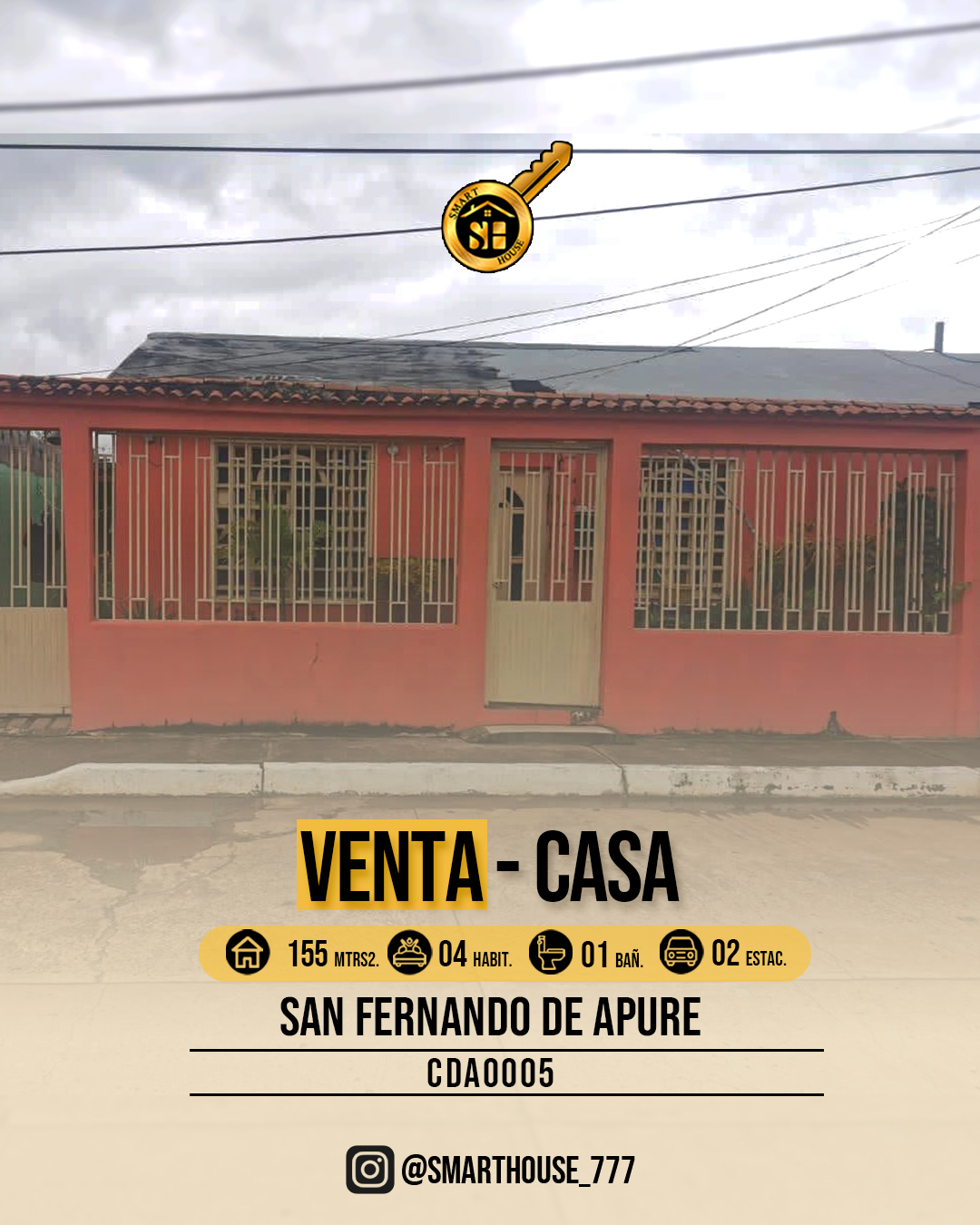 CASA VENTA URB. LAS MARAVILLAS - SAN FERNANDO DE APURE