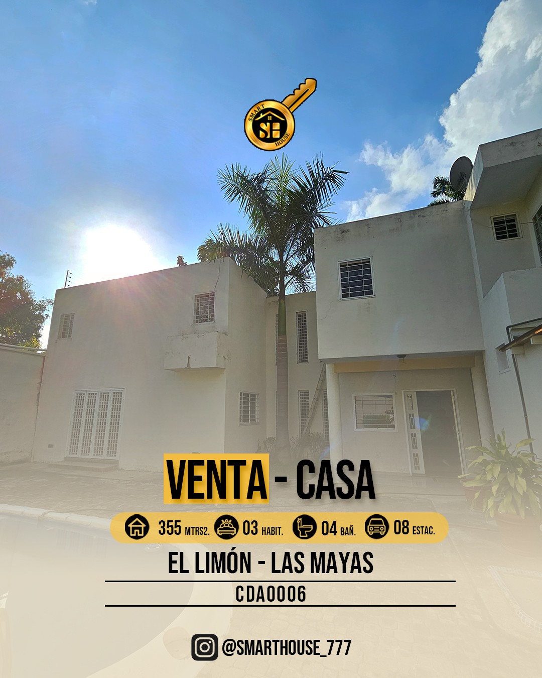 TERRENO CON 2 CASAS VENTA EL LIMON SECTOR LAS MAYAS