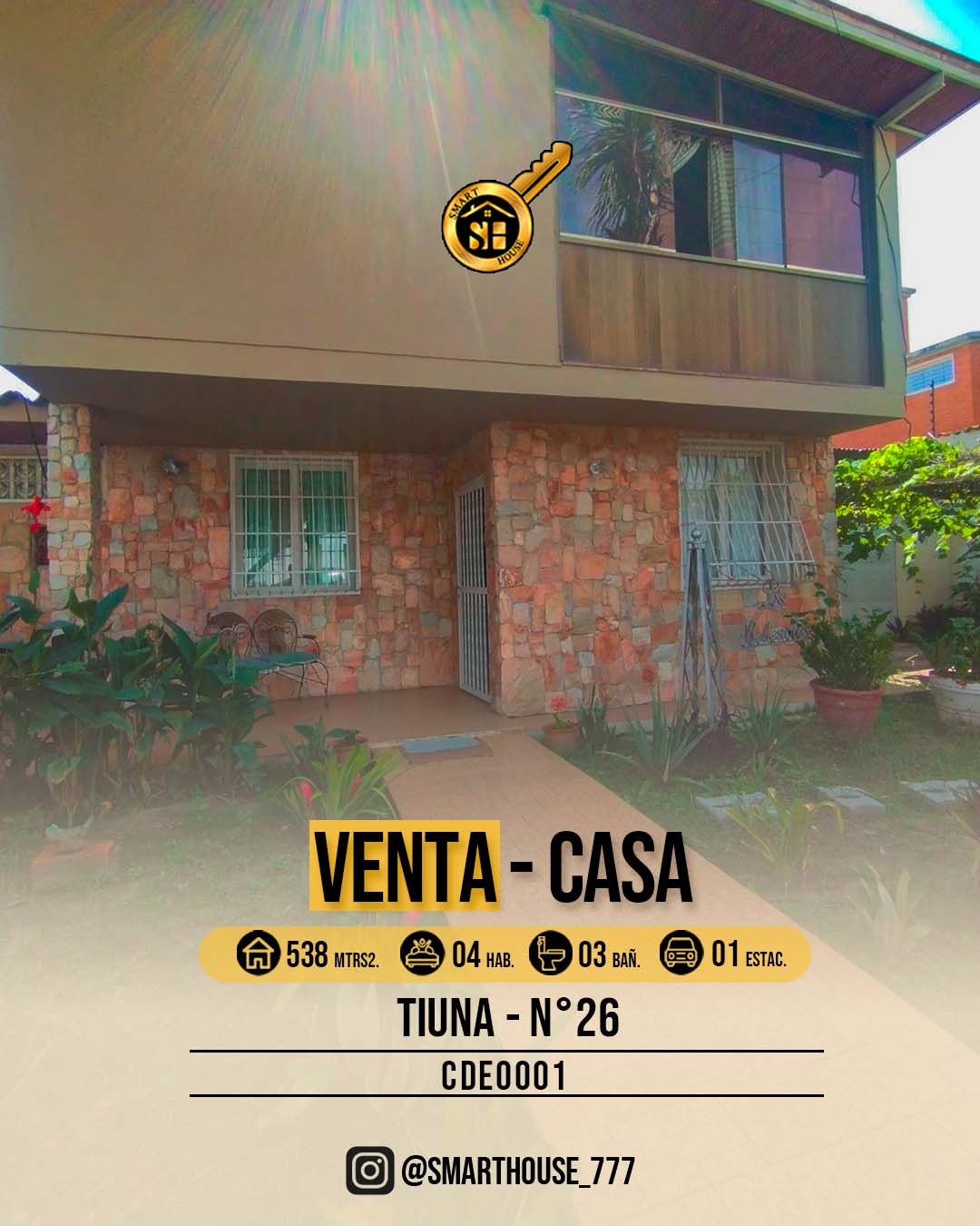 CASA/QUINTA VENTA URB. EL TIUNA N°26