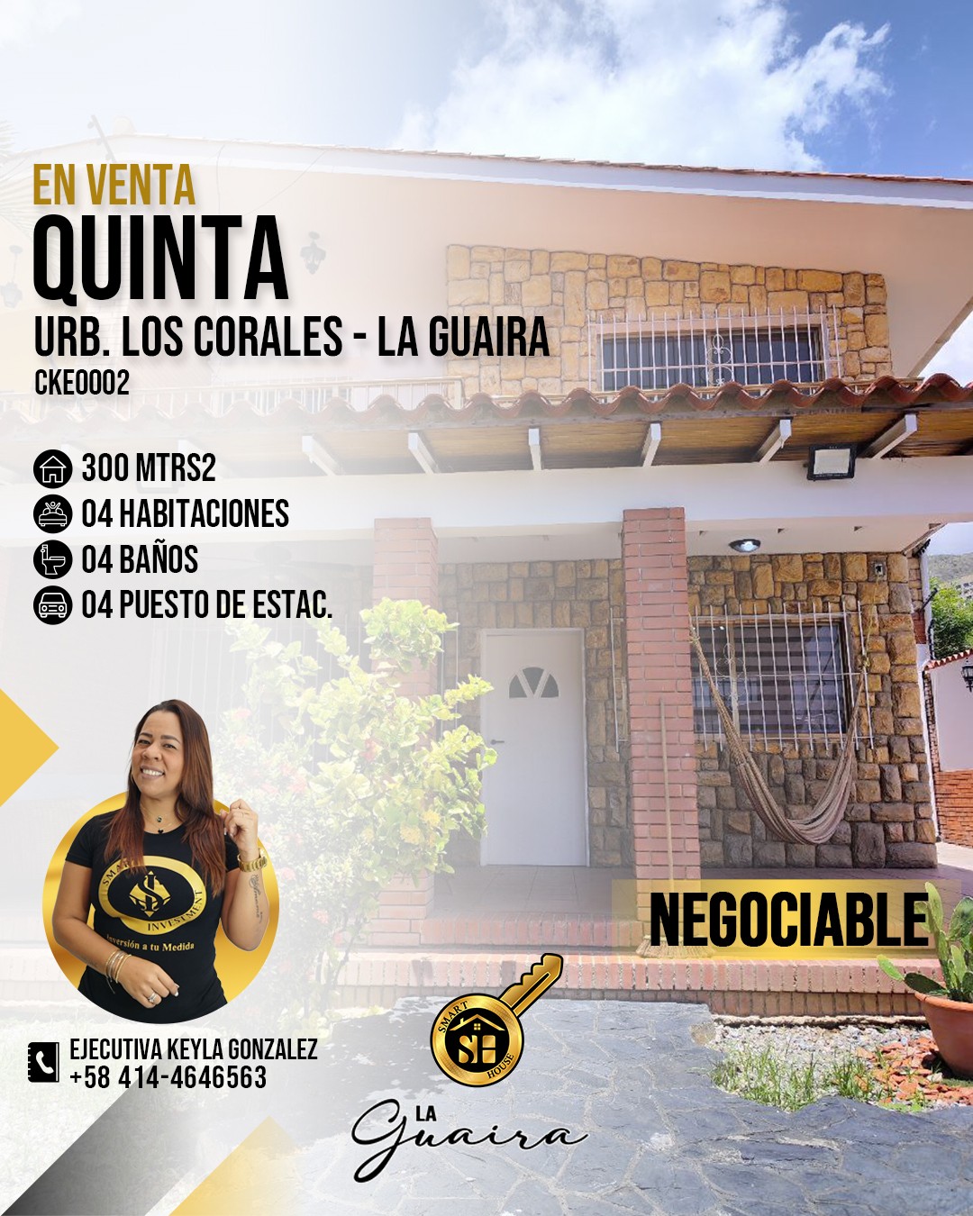 QUINTA VENTA URB. LOS CORALES - LA GUAIRA