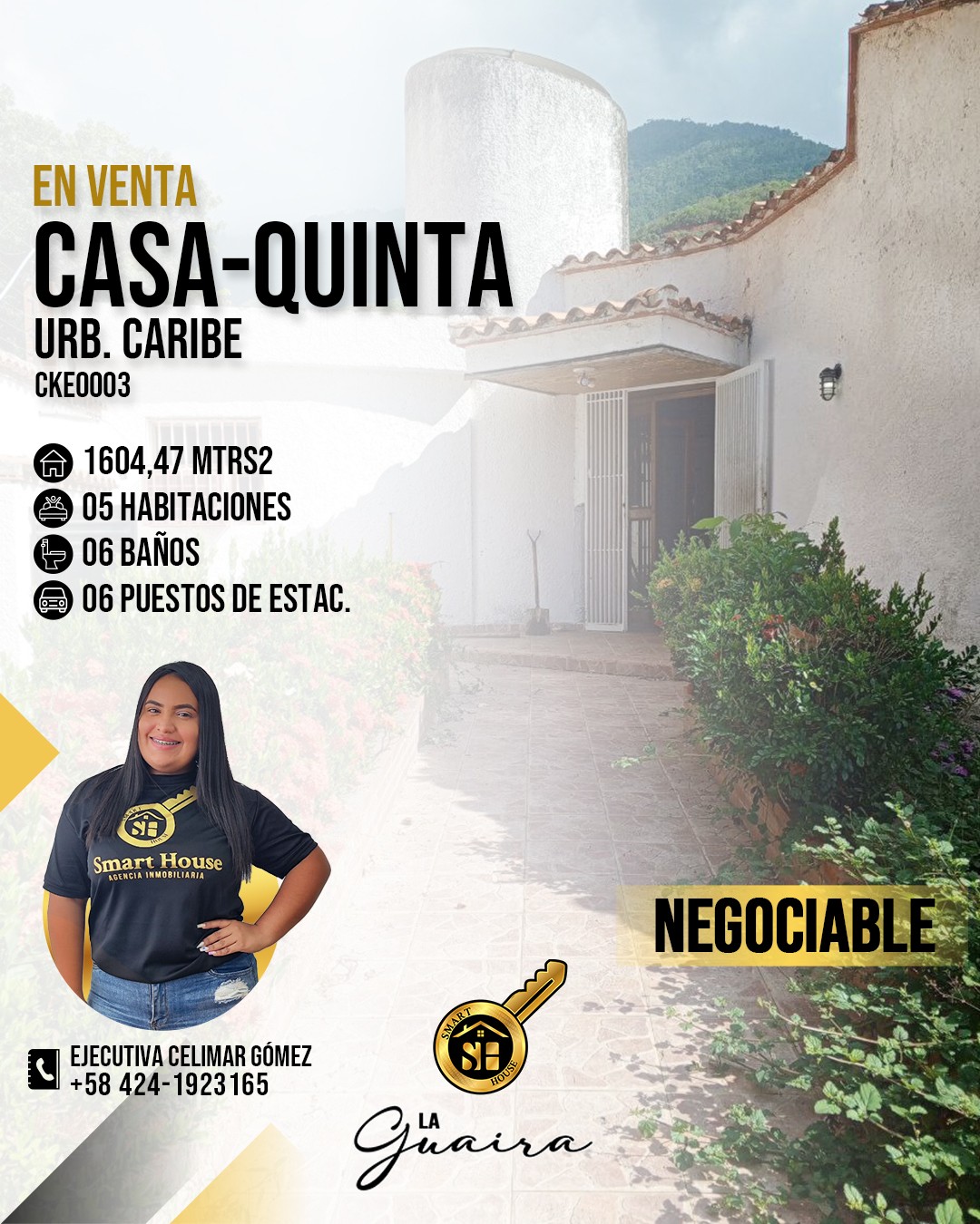 QUINTA VENTA URB. CARIBE LA GUAIRA