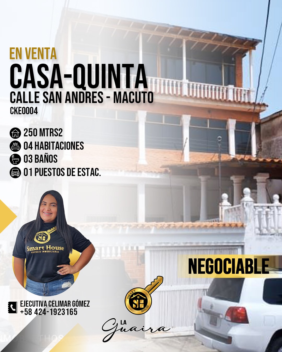 CASA VENTA CALLE SAN ANDRES - MACUTO