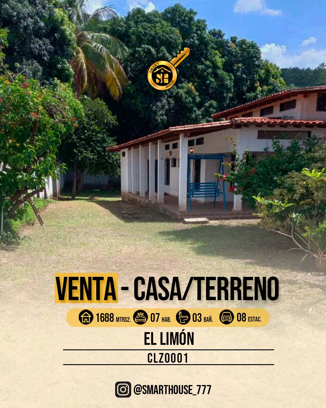 CASA/TERRENO VENTA EL LIMÓN - LAS MAYAS