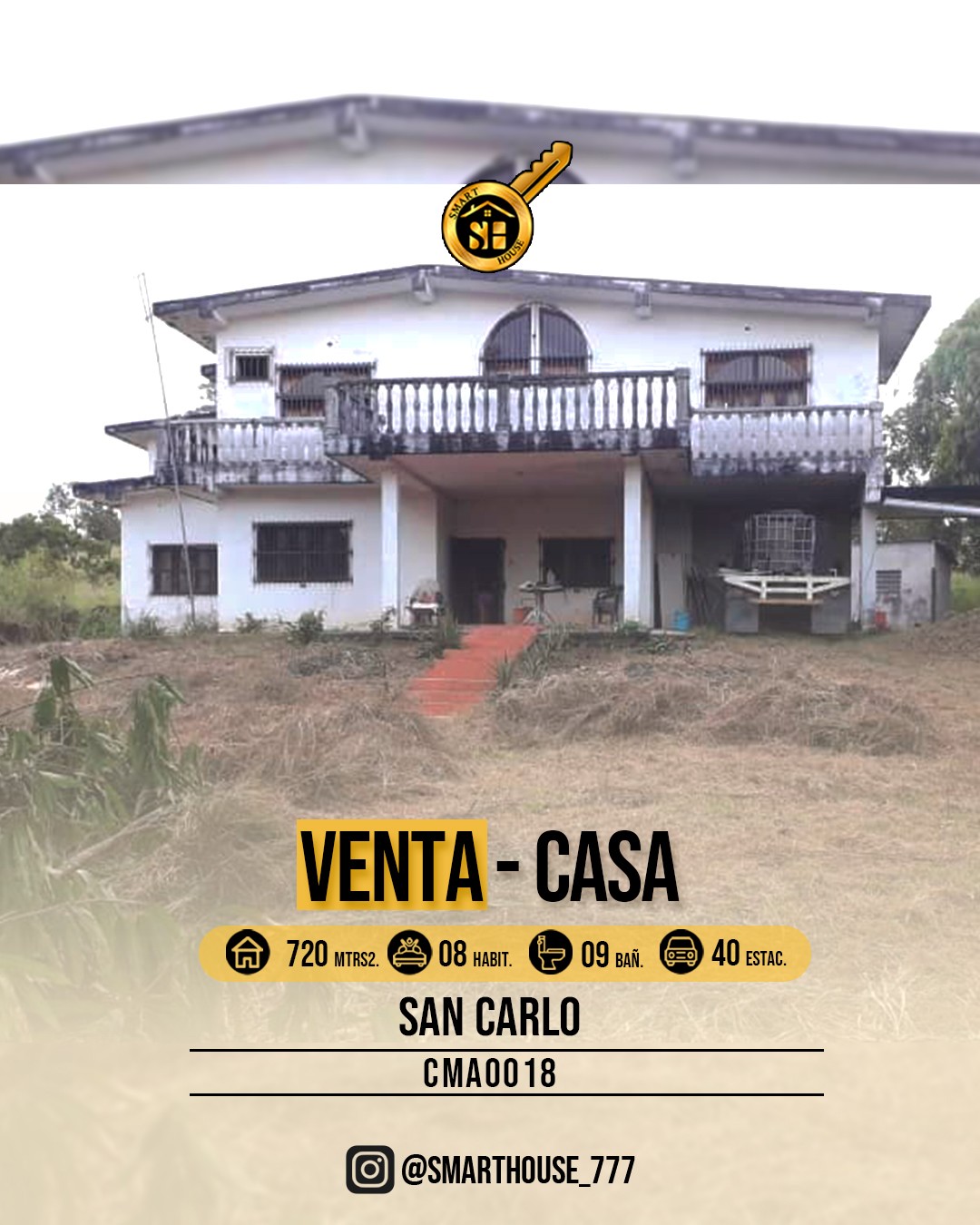 CASA VENTA SAN CARLOS - COJEDES