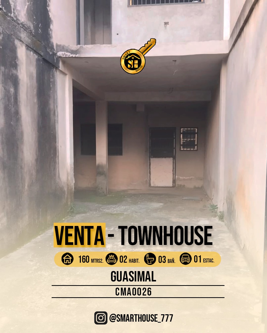 TOWNHOUSE VENTA LOS LIRIOS - GUASIMAL (ZONA CHALETS))