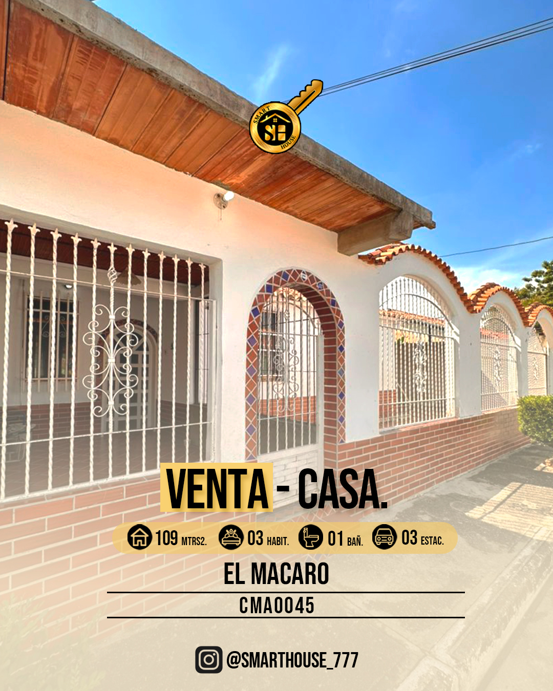 CASA VENTA URB. LUIS BERTIS - MACARO