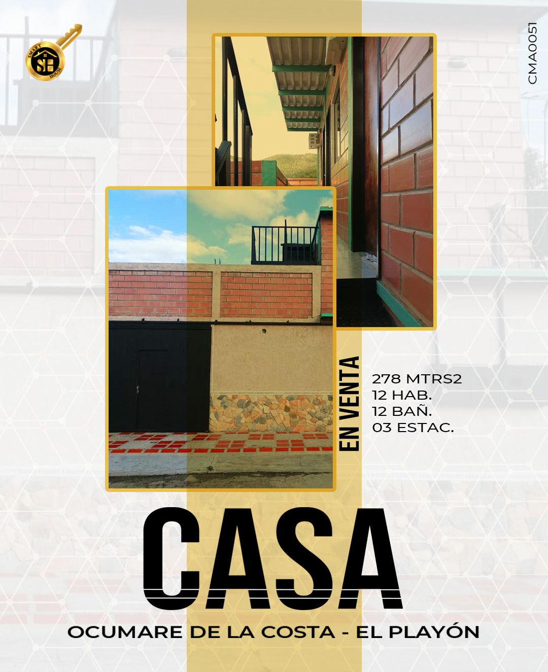 Casa en venta amoblado ocumare de la costa sector el Playon 