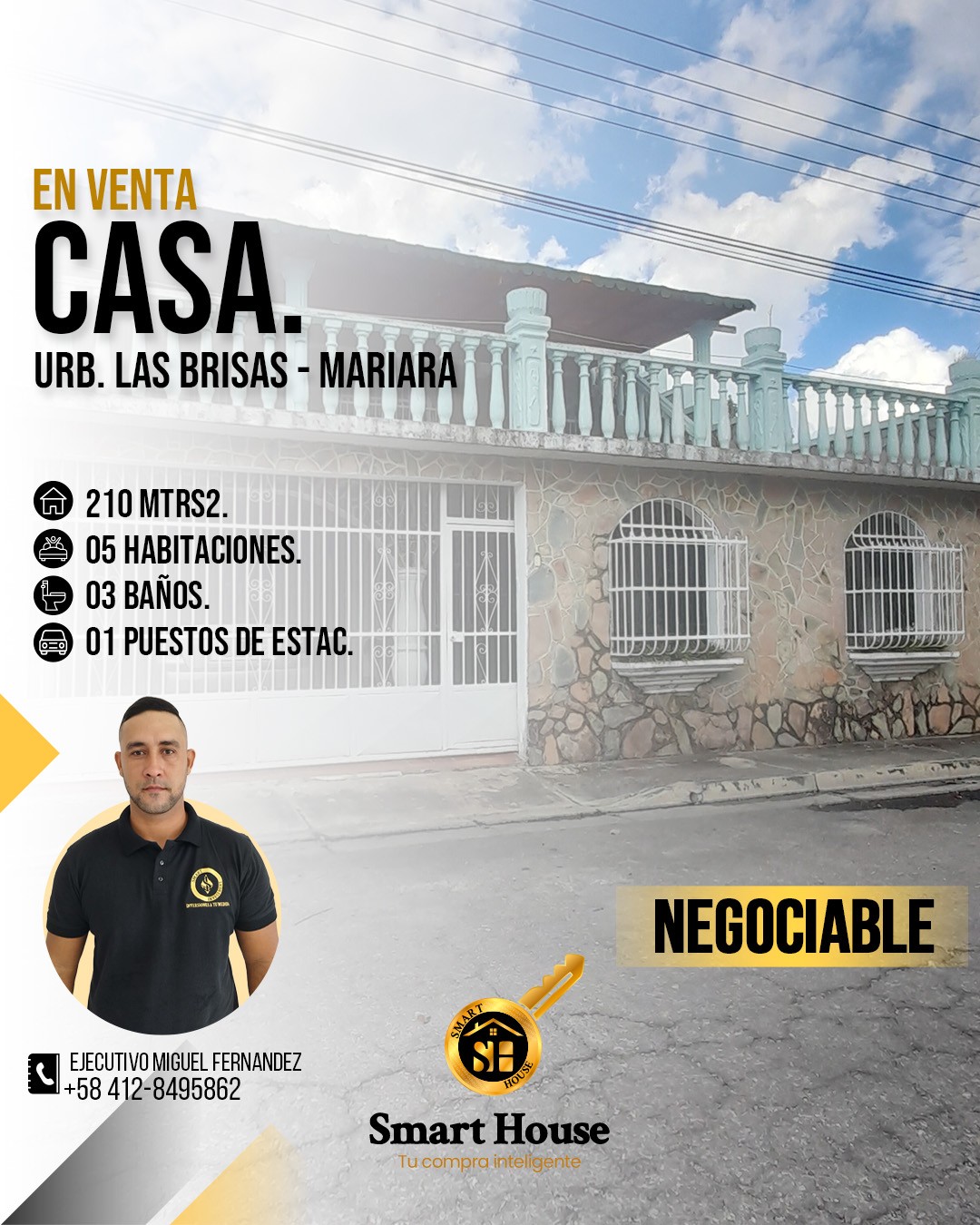 CASA VENTA URB LAS BRISAS MARIARA