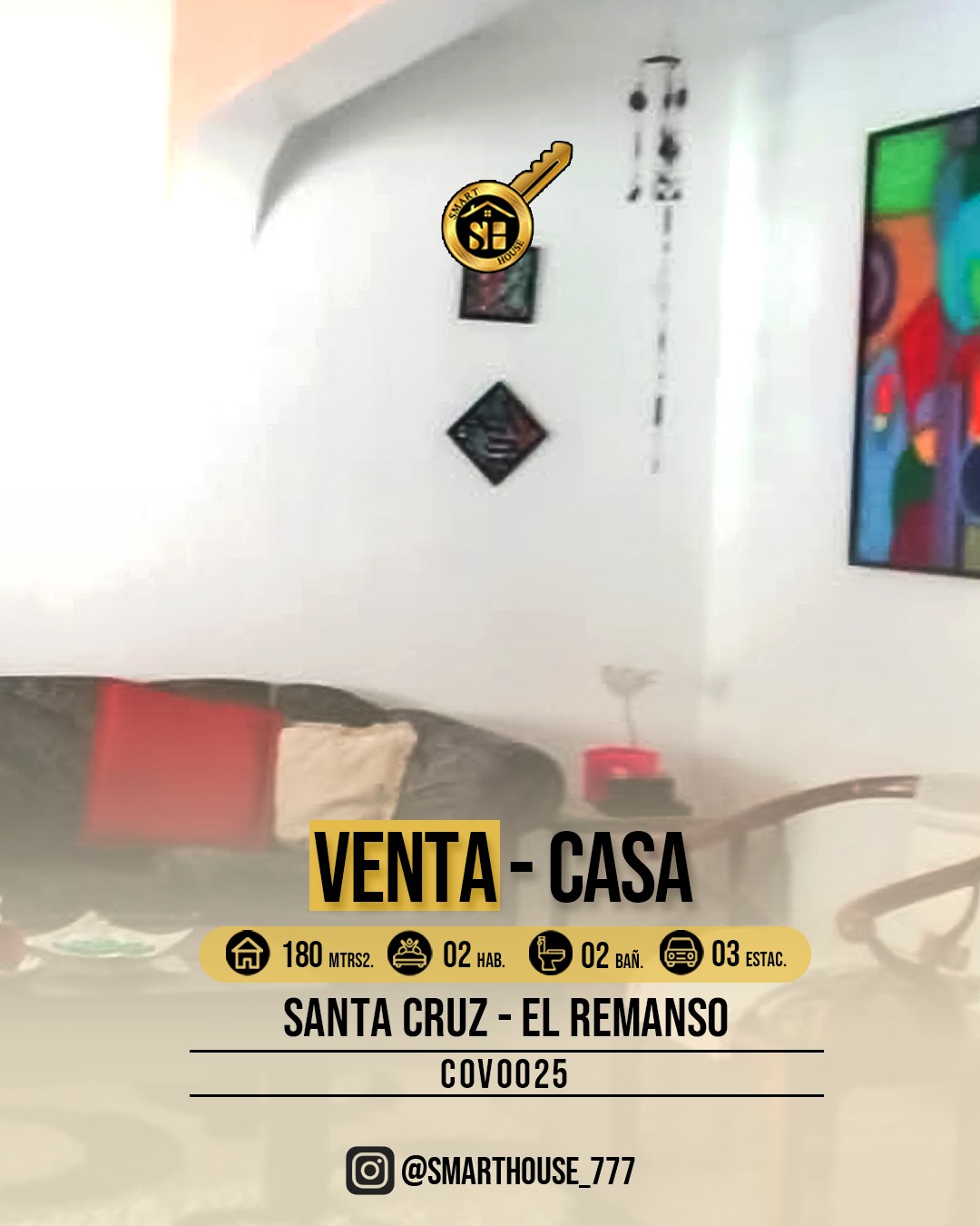 CASA VENTA SANTA CRUZ EL REMANSO