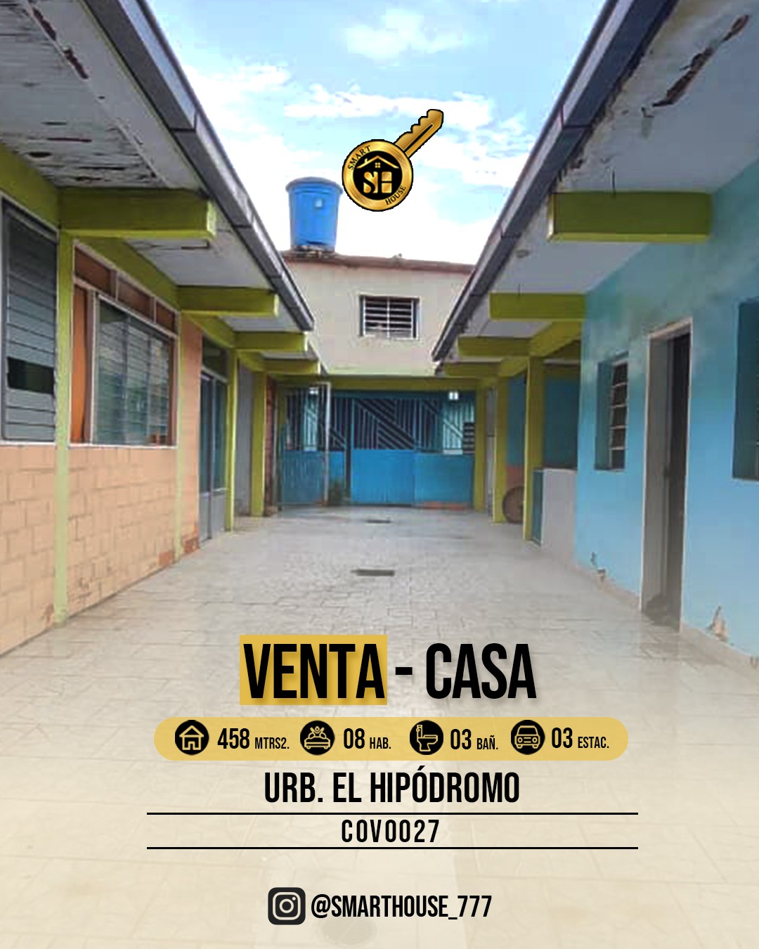 CASA VENTA URB. EL HIPODROMO