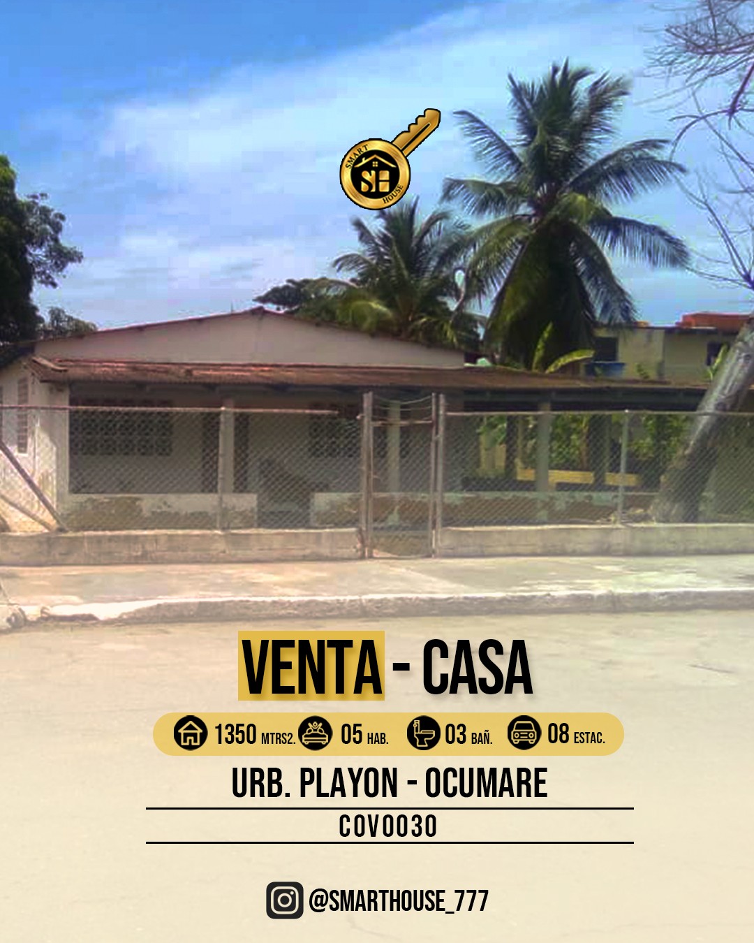 CASA EN VENTA EN OCUMARE DE LA COSTA EL PLAYON