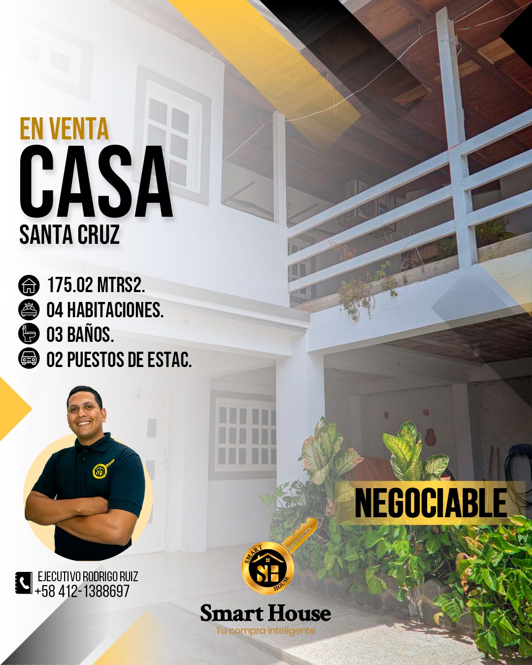 CASA VENTA  URB. LOS MANGOS SANTA CRUZ MARACAY 