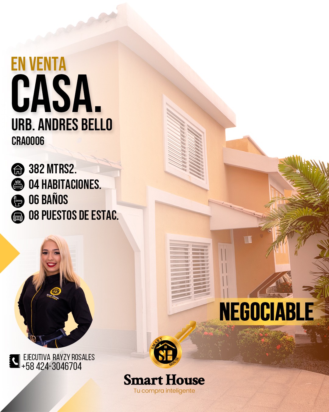 CASA VENTA  ANDRES BELLO MARACAY 