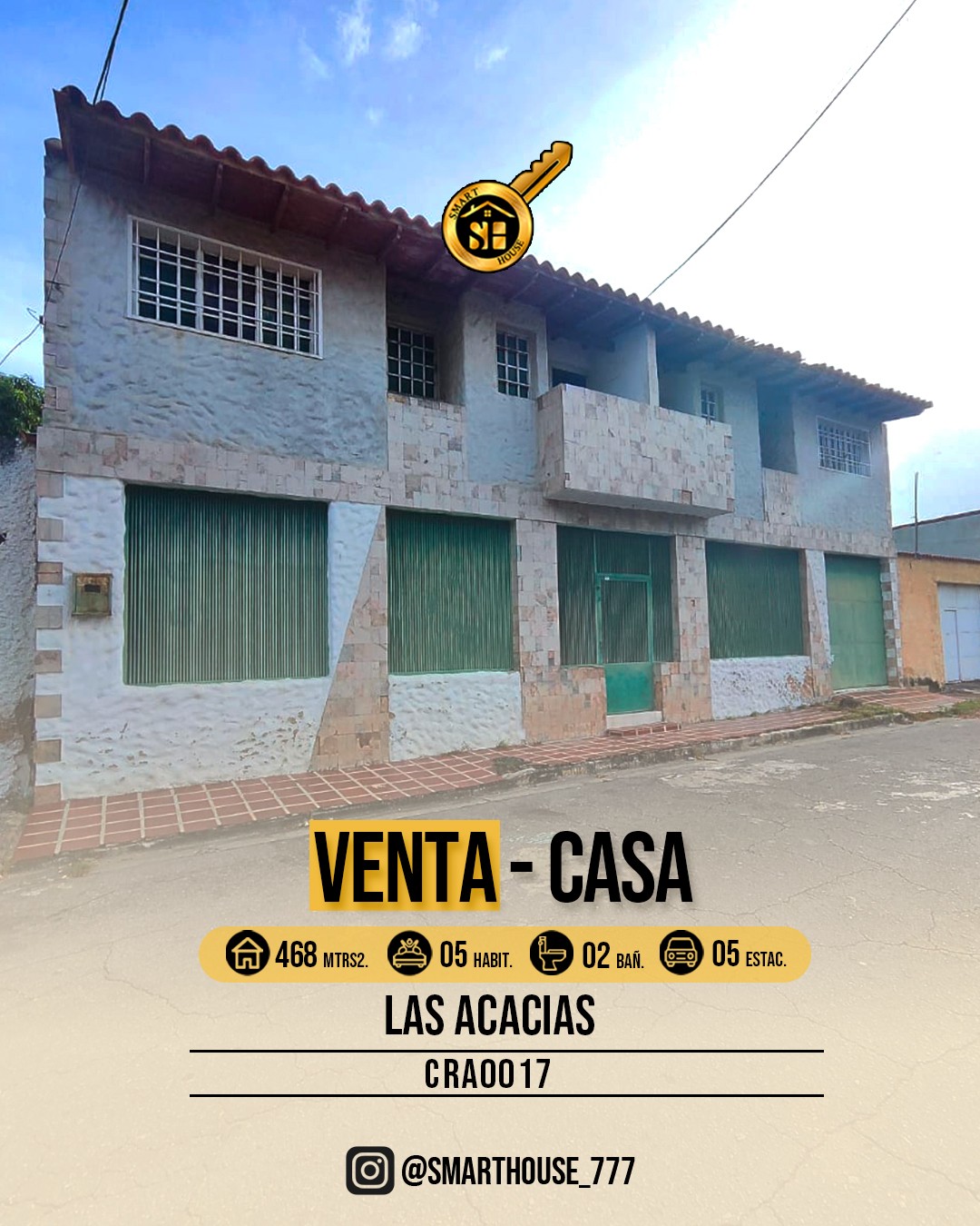 VENTA CASA LAS ACACIAS