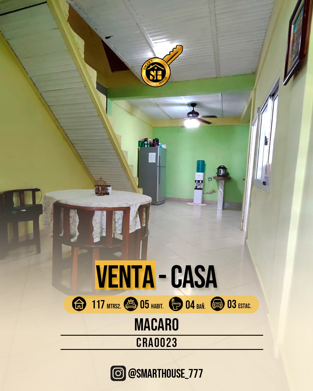 CASA VENTA MACARO URB. VILLA TAMARINDO