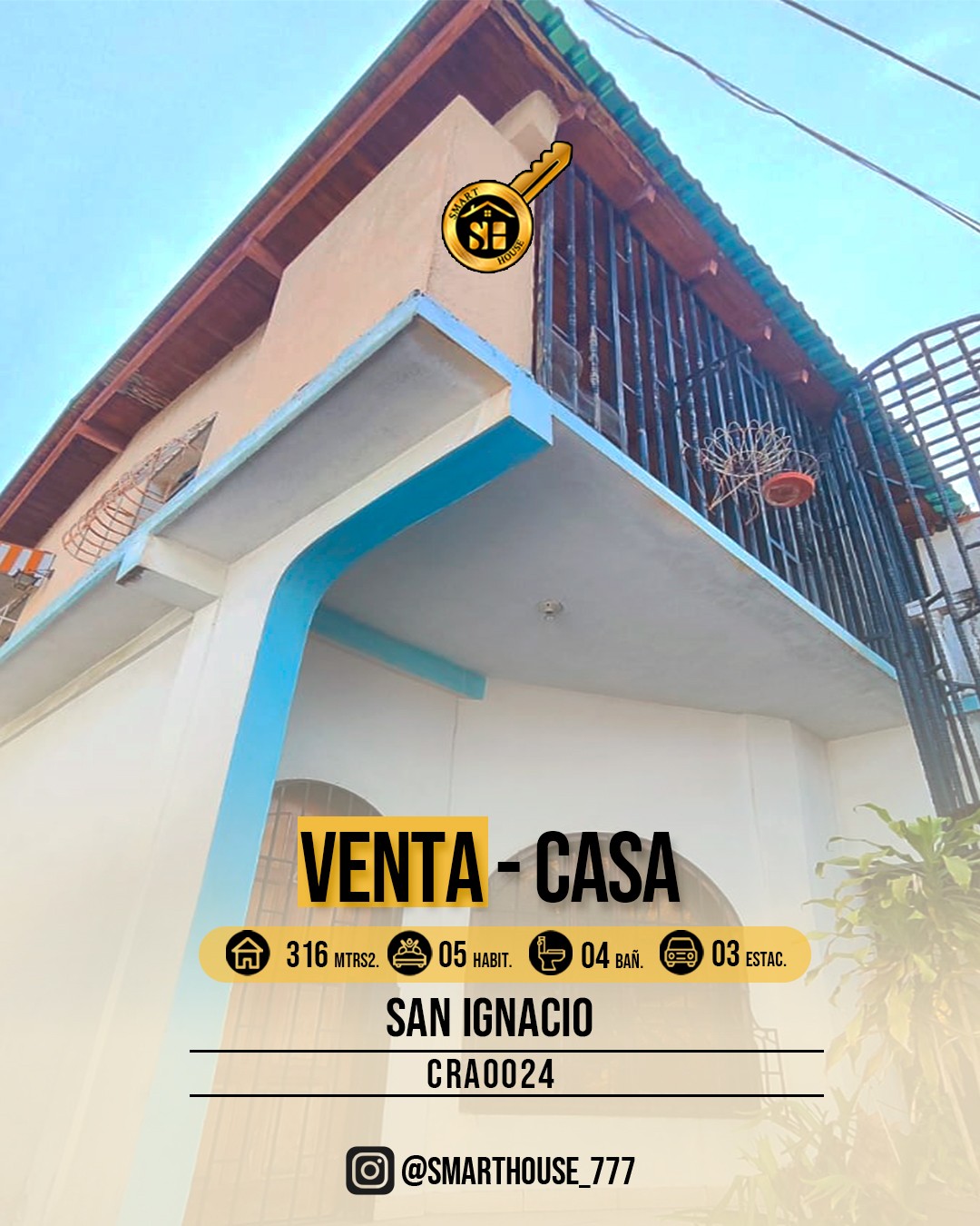 CASA VENTA URB. SAN IGNACIO