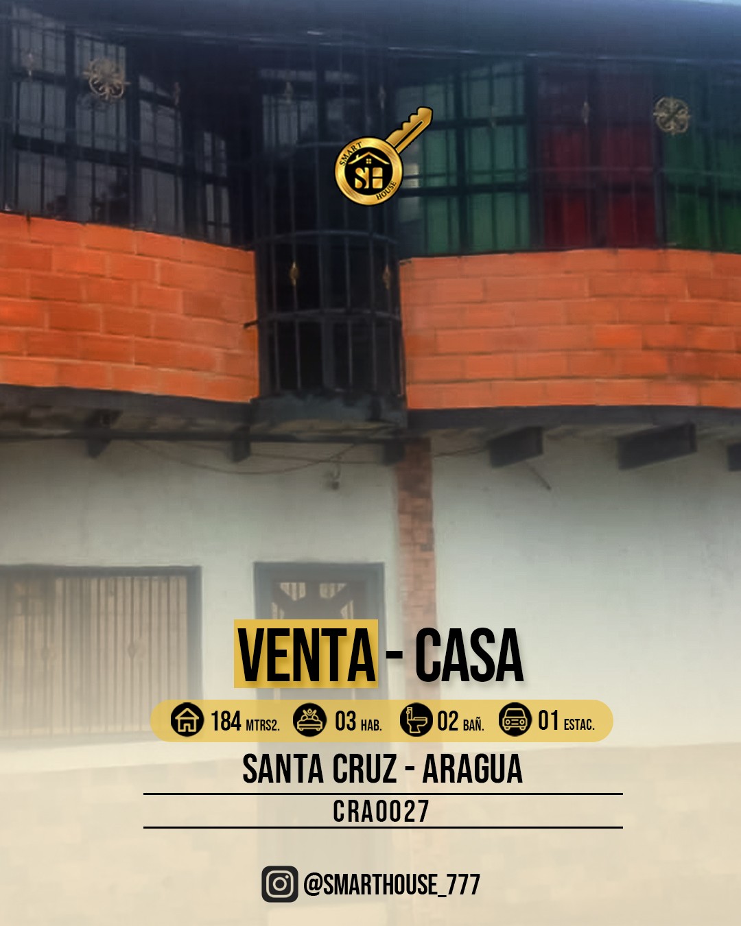 CASA VENTA SANTA CRUZ - ARAGUA