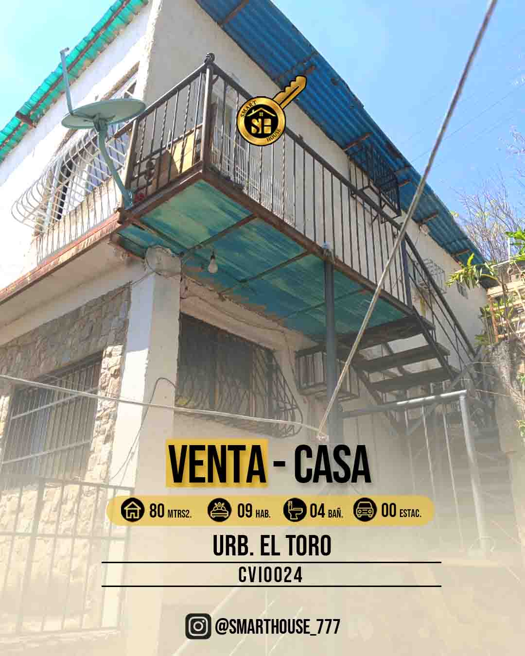 CASA VENTA URB. EL TORO