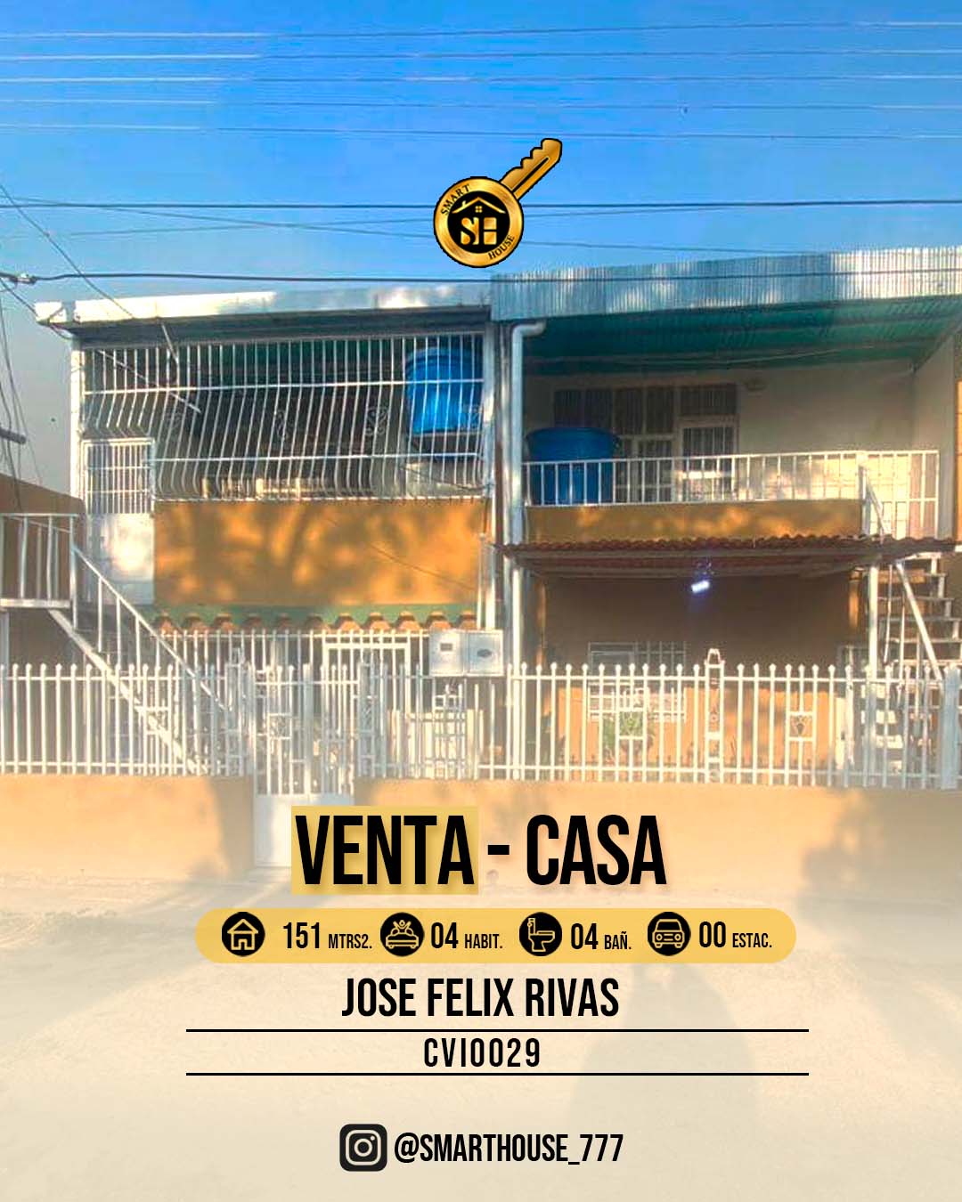 CASA VENTA JOSE FELIX RIVAS