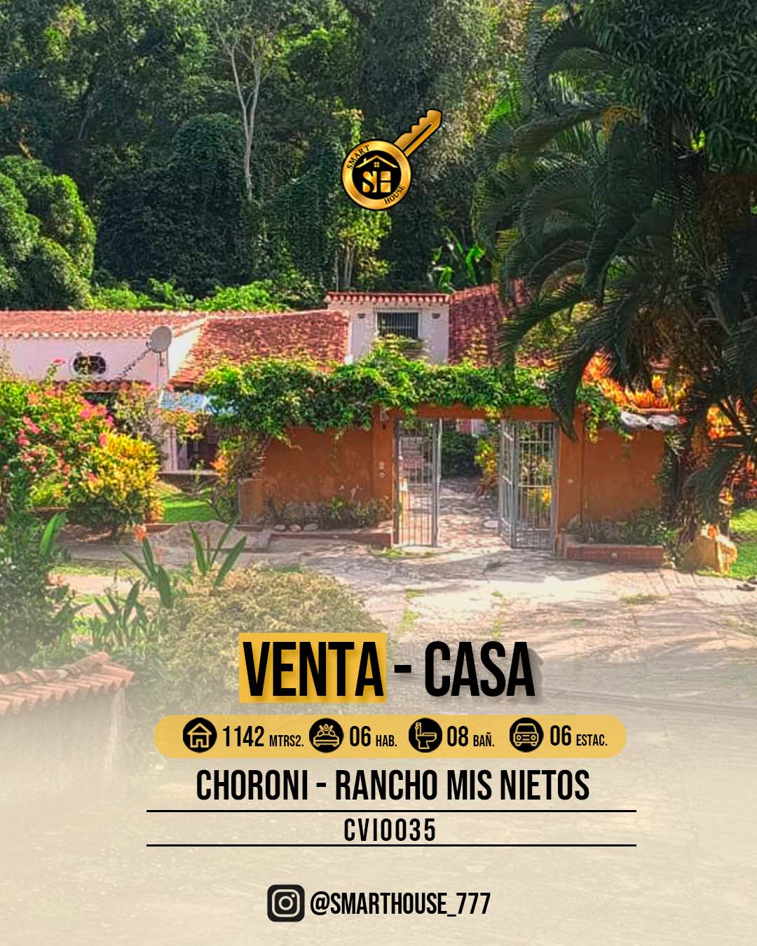 CASA VENTA CHORONI - RANCHO MIS NIETOS