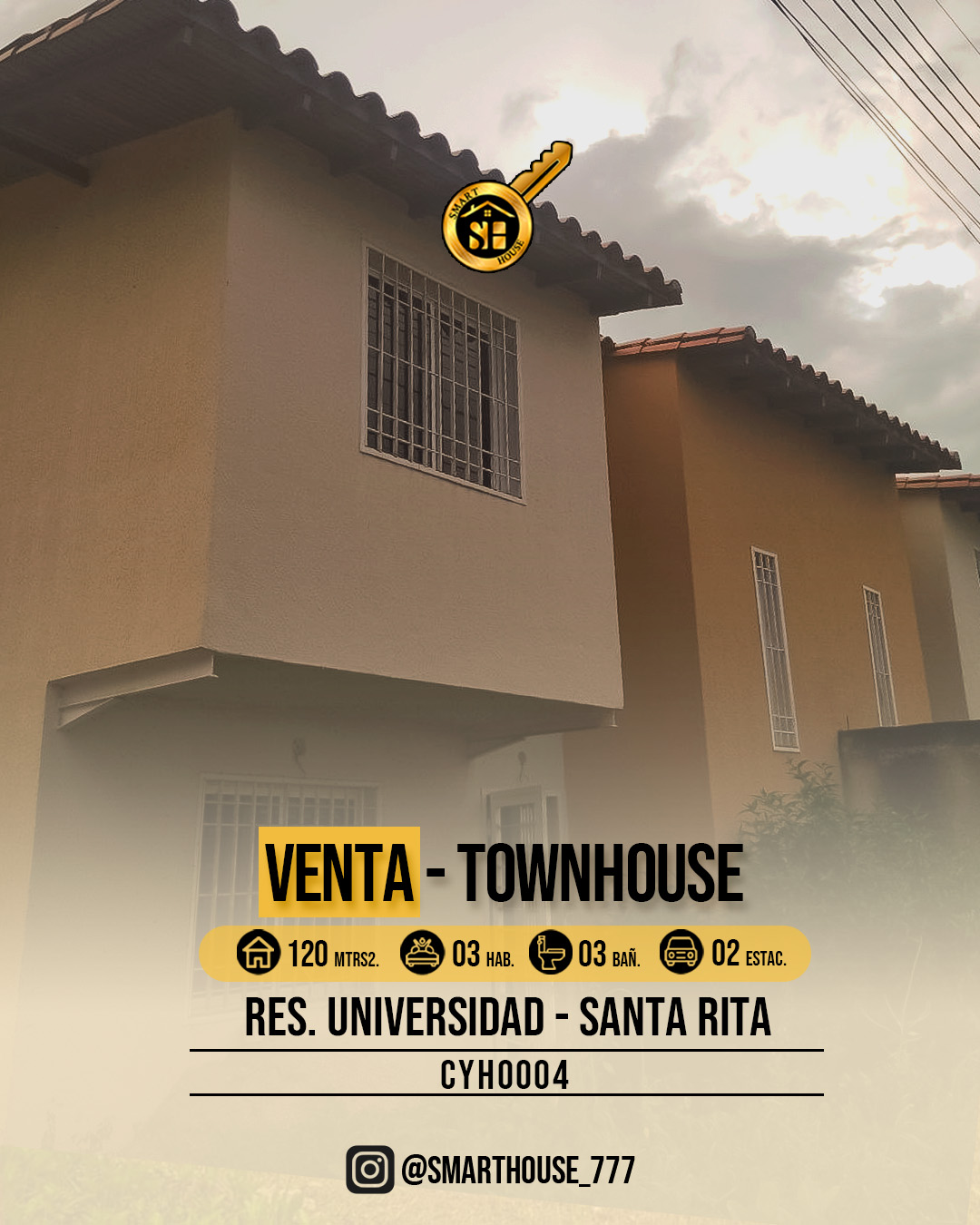 TOWN-HOUSE VENTA URB. UNIVERSIDAD - SANTA RITA