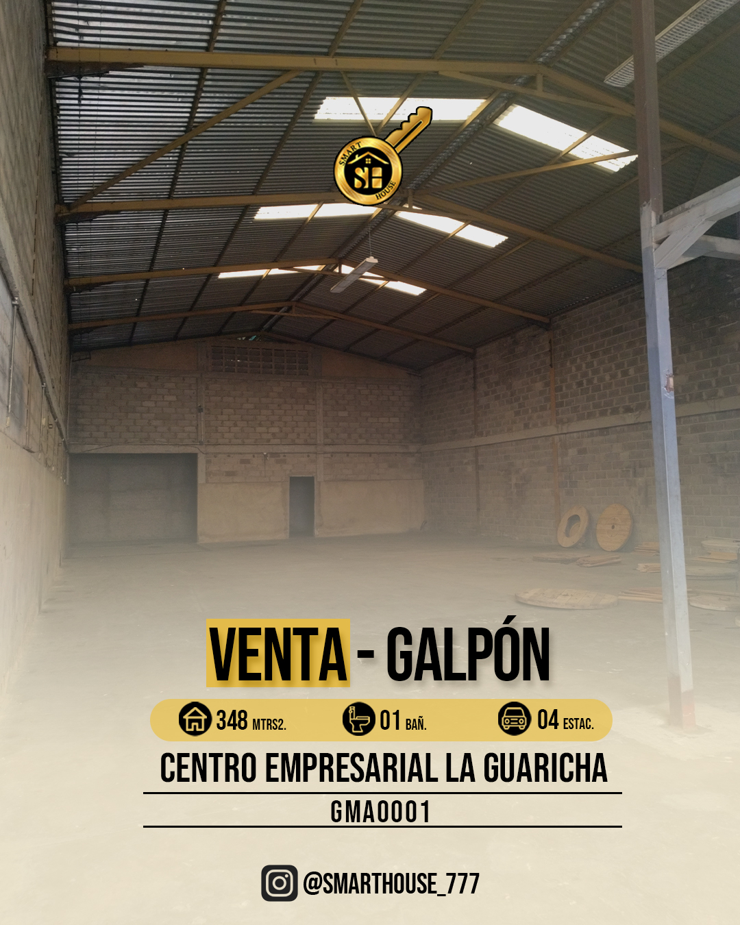 GALPON EN VENTA CENTRO EMPRESARIAL LA GUARICHA NRO 16