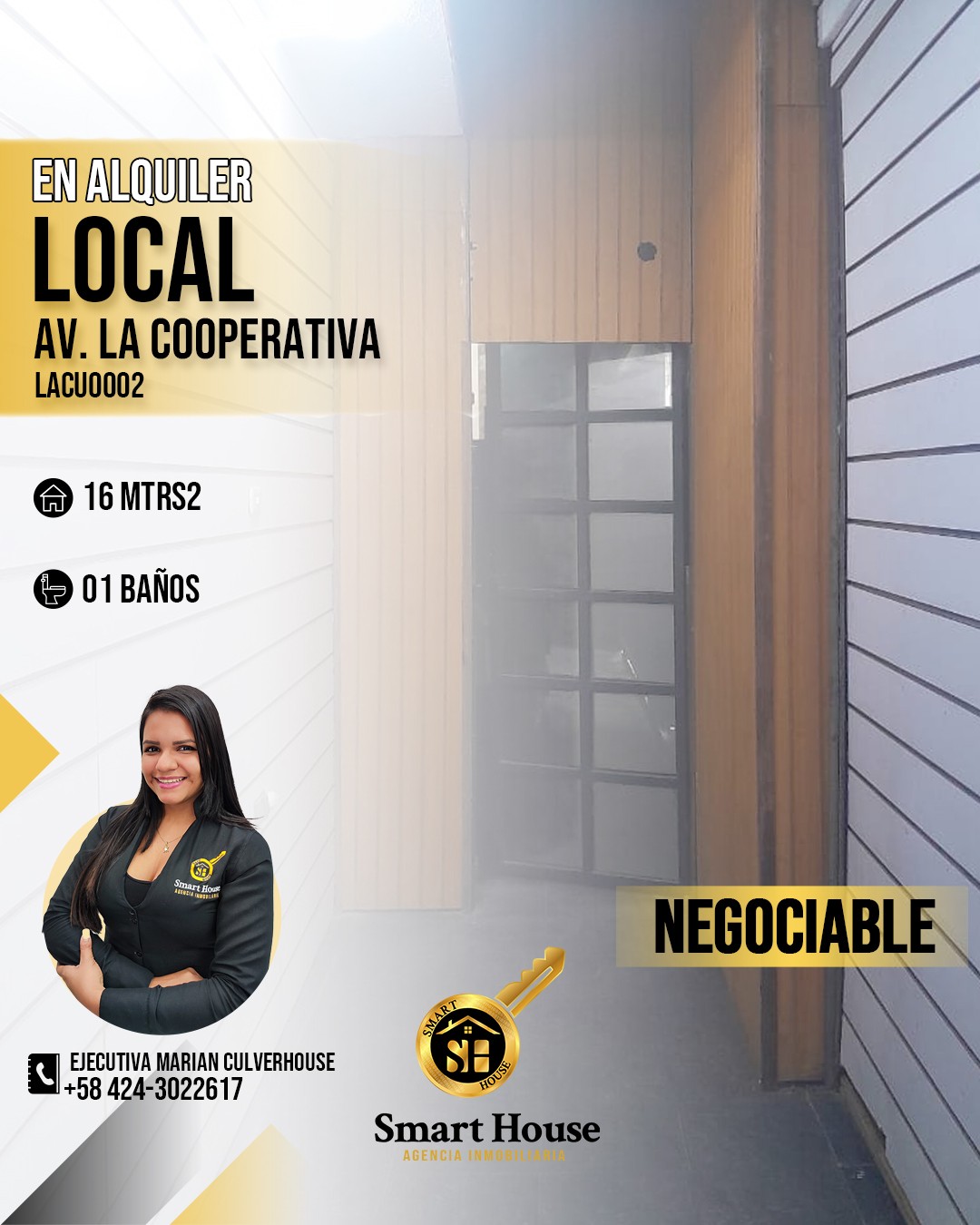 LOCAL ALQUILER AV. PRINCIPAL LA COOPERATIVA