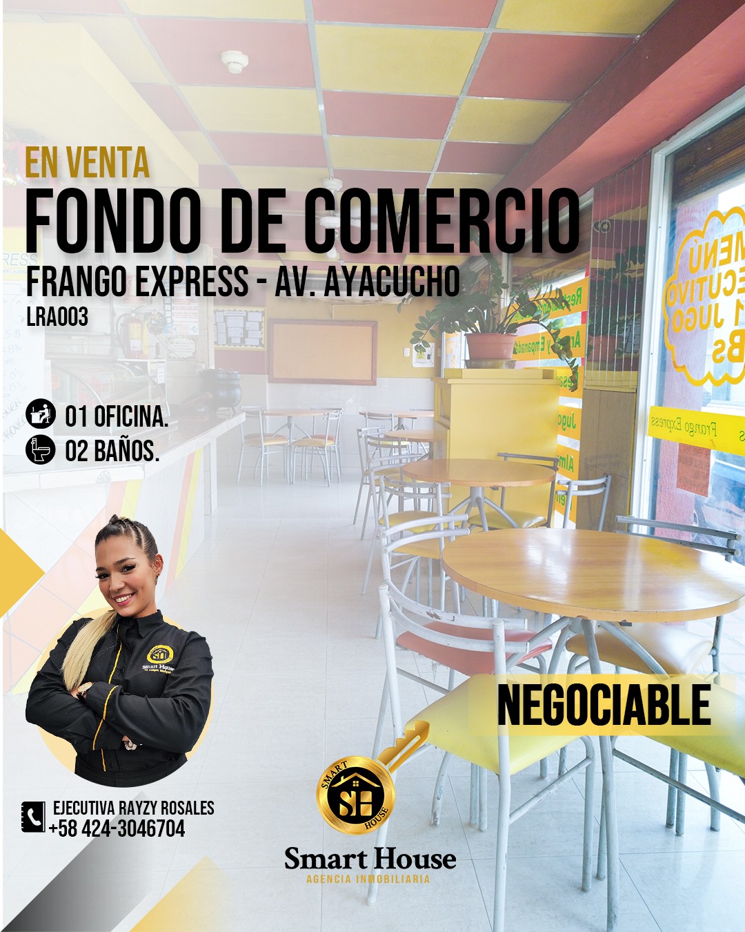 FONDO DE COMERCIO VENTA FRANGO EXPRESS AV. AYACUCHO 