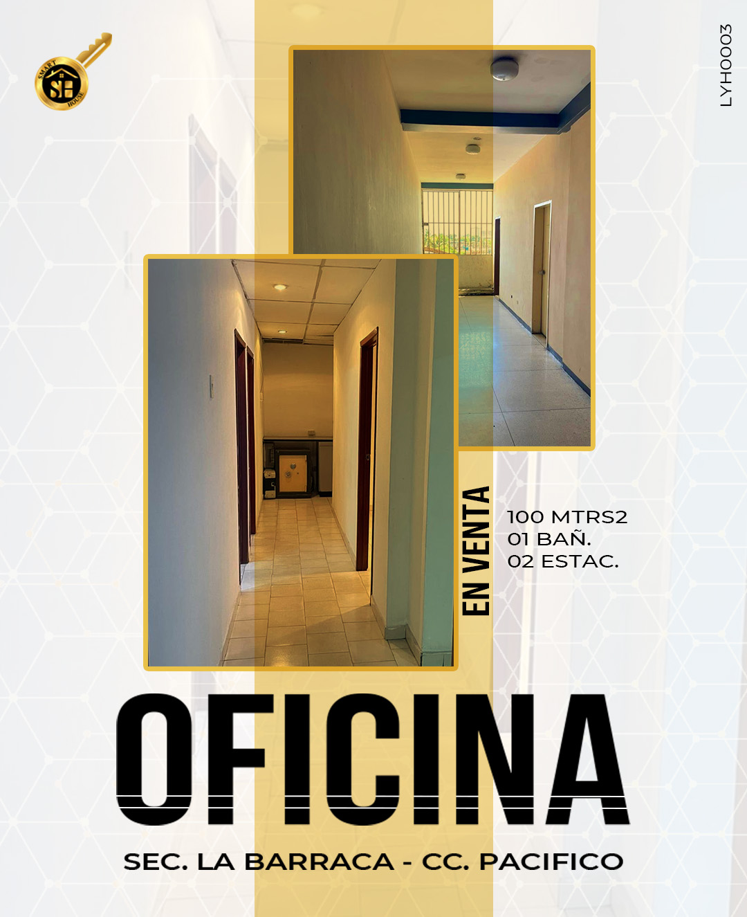VENTA OFICINA EN CC PACIFICO